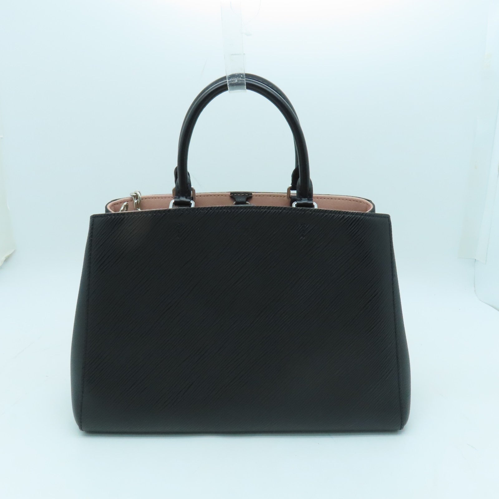 LOUIS VUITTON Epi Marelle MM銀扣肩背袋黑色