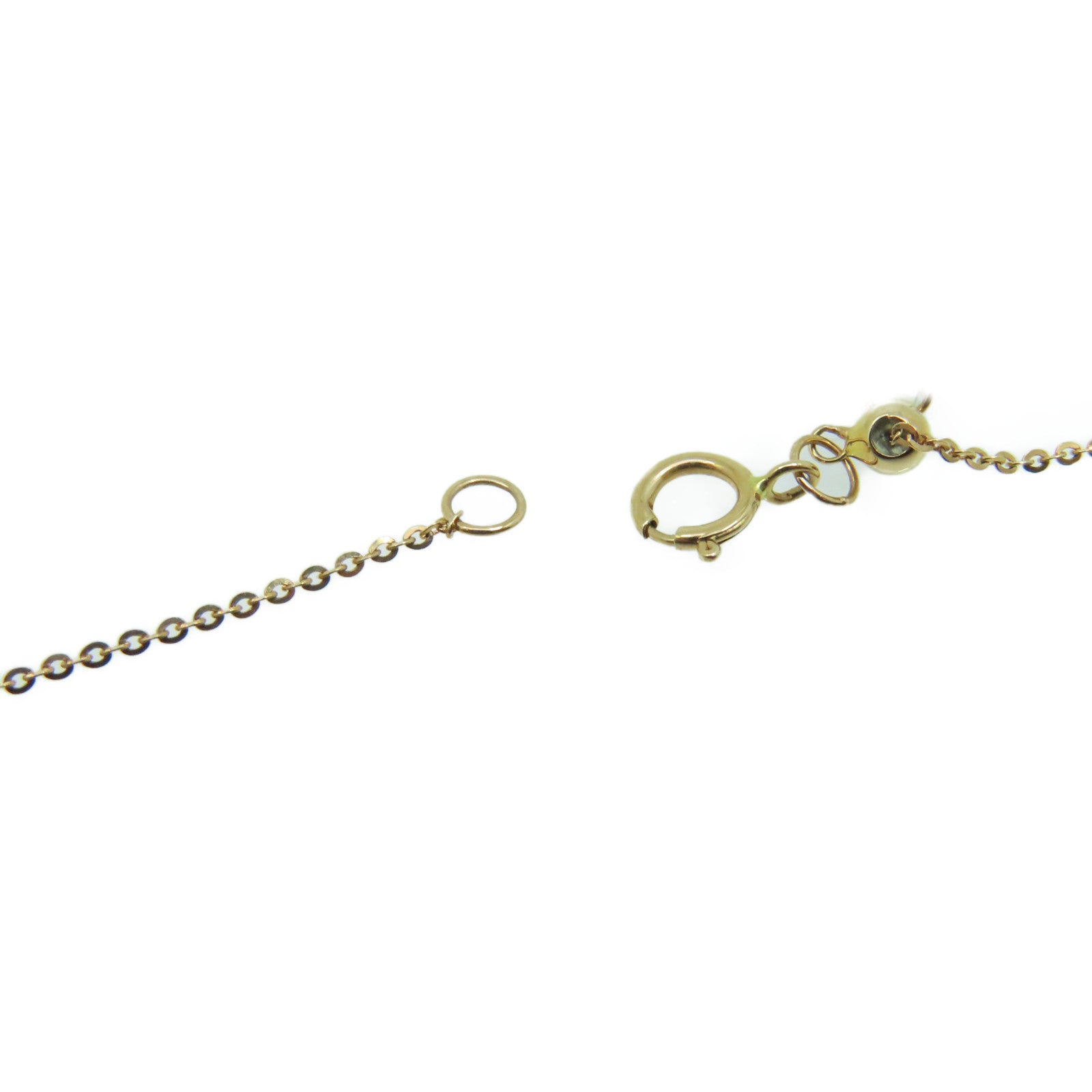 JEWELRY 18K玫瑰金/0.05ct绿宝石/0.05ct钻石Emerald Necklace项链