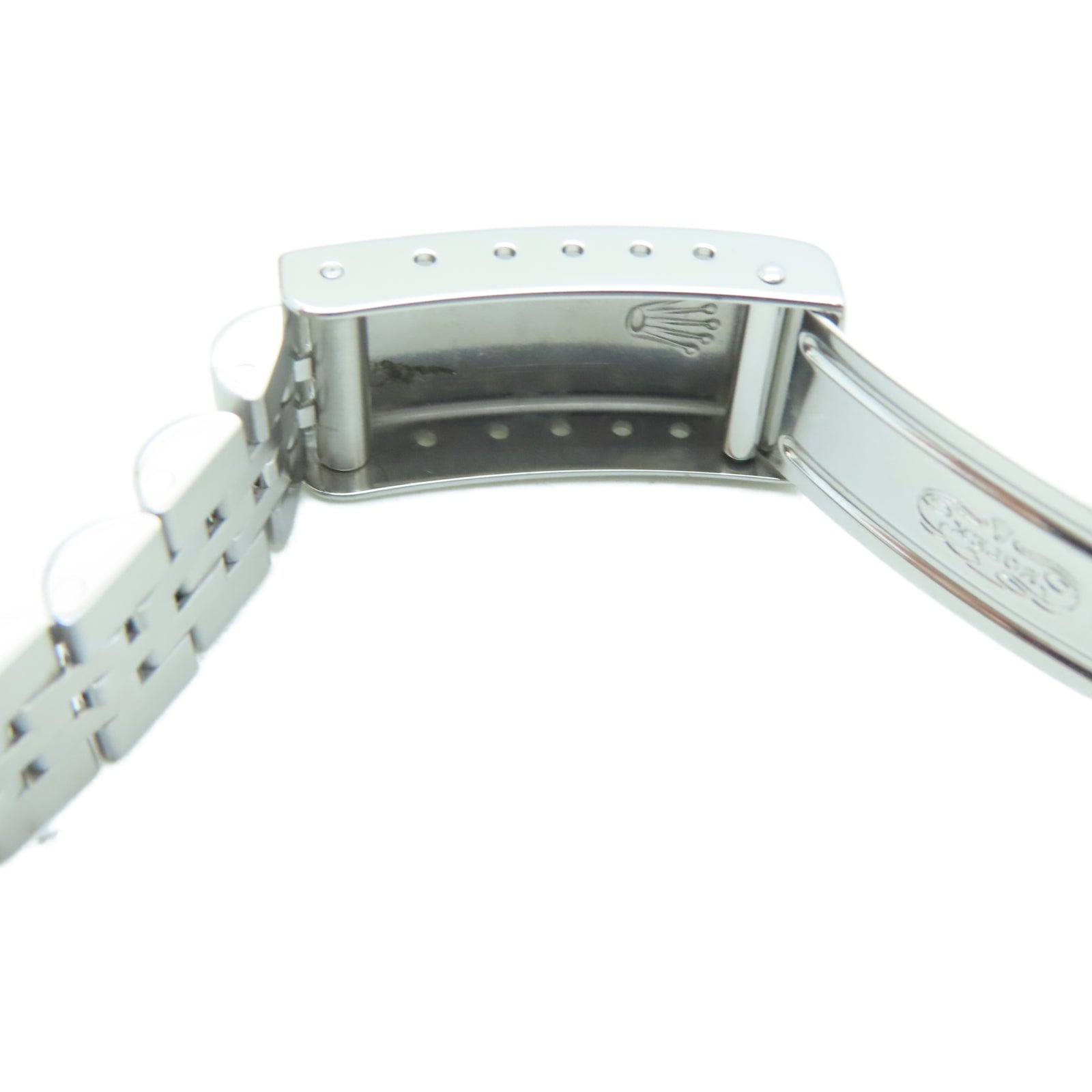 ROLEX Datejust 18K White Gold/Stainless Steel Watch Automatic Movement White