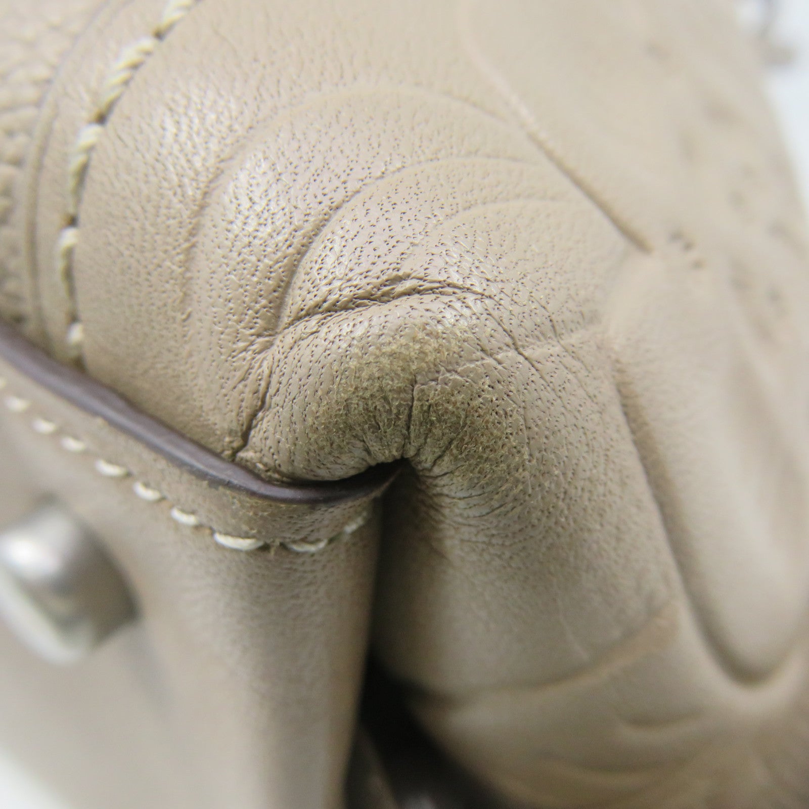 COACH 牛皮皮革Shoulder Bag肩背袋灰色