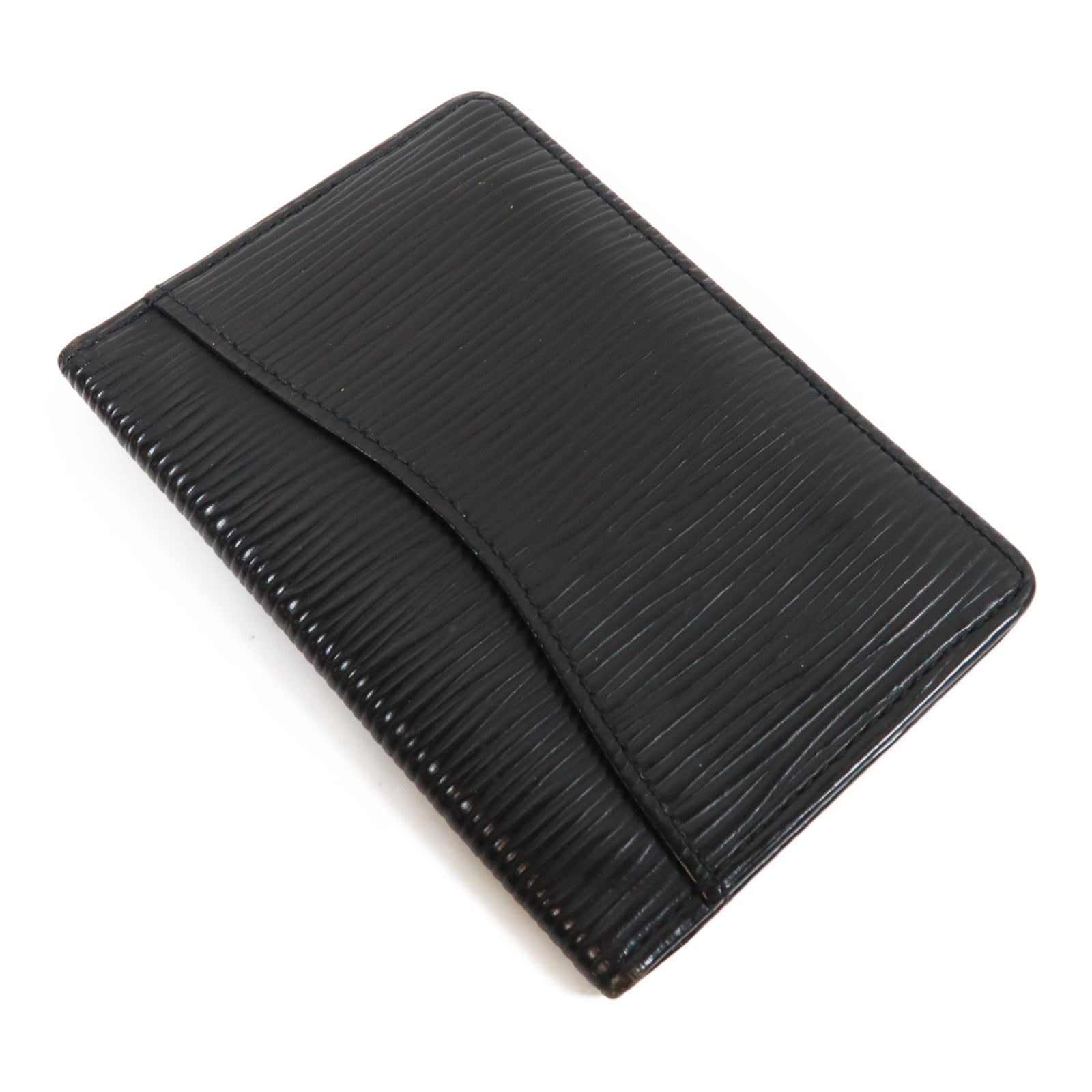 LOUIS VUITTON Epi皮革Card Case卡片套黑色