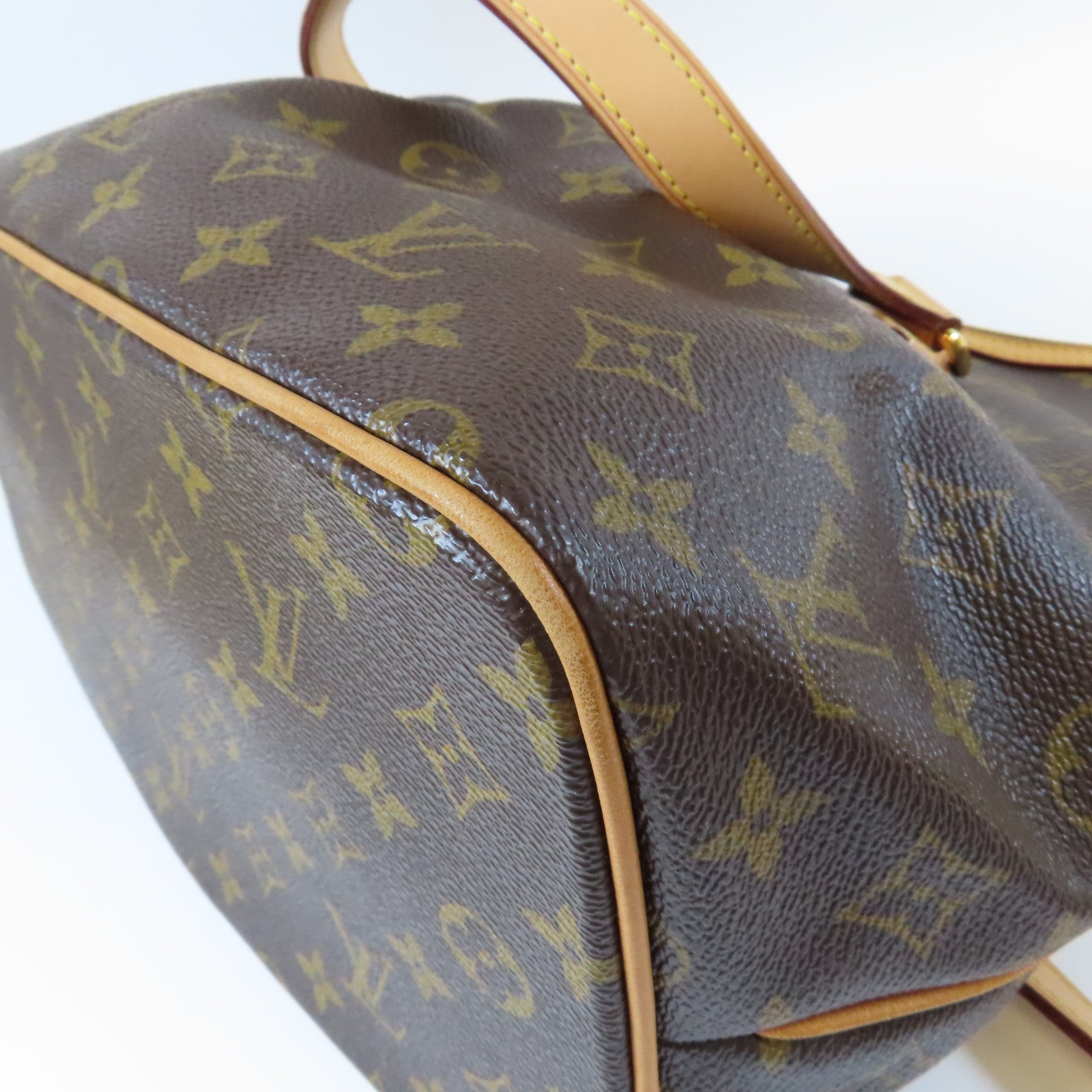 LOUIS VUITTON Monogram Palermo PM金扣手挽肩背兩用袋啡色