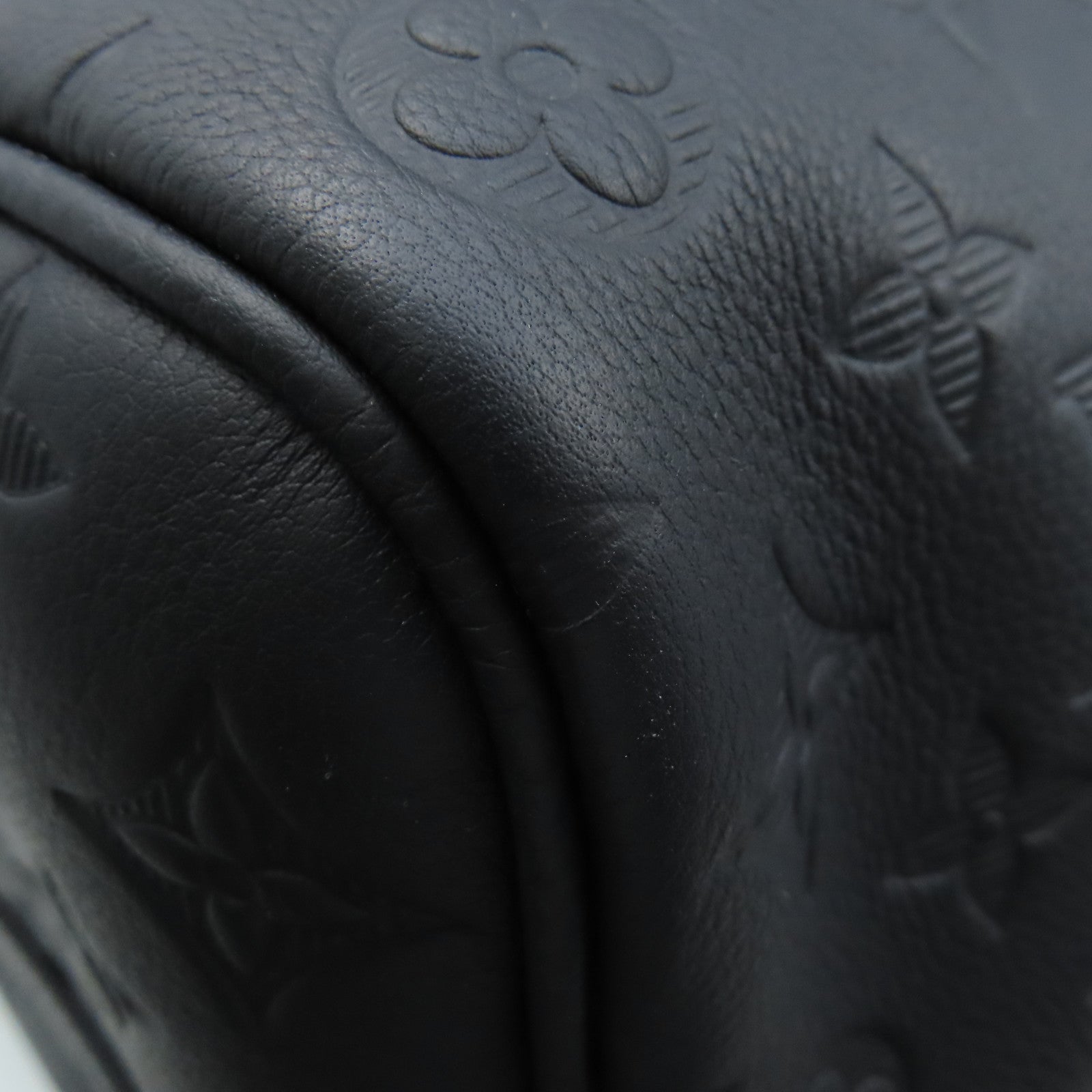 LOUIS VUITTON Monogram Shadow Keepall 50 Bandoulie Boston Bag旅行包黑色
