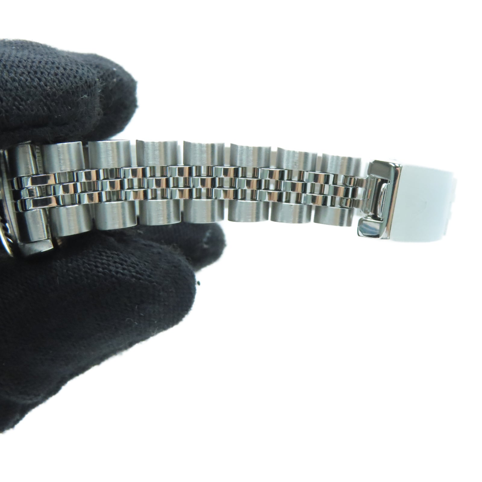 ROLEX Datejust 18K White Gold/Stainless Steel Watch Automatic Movement White