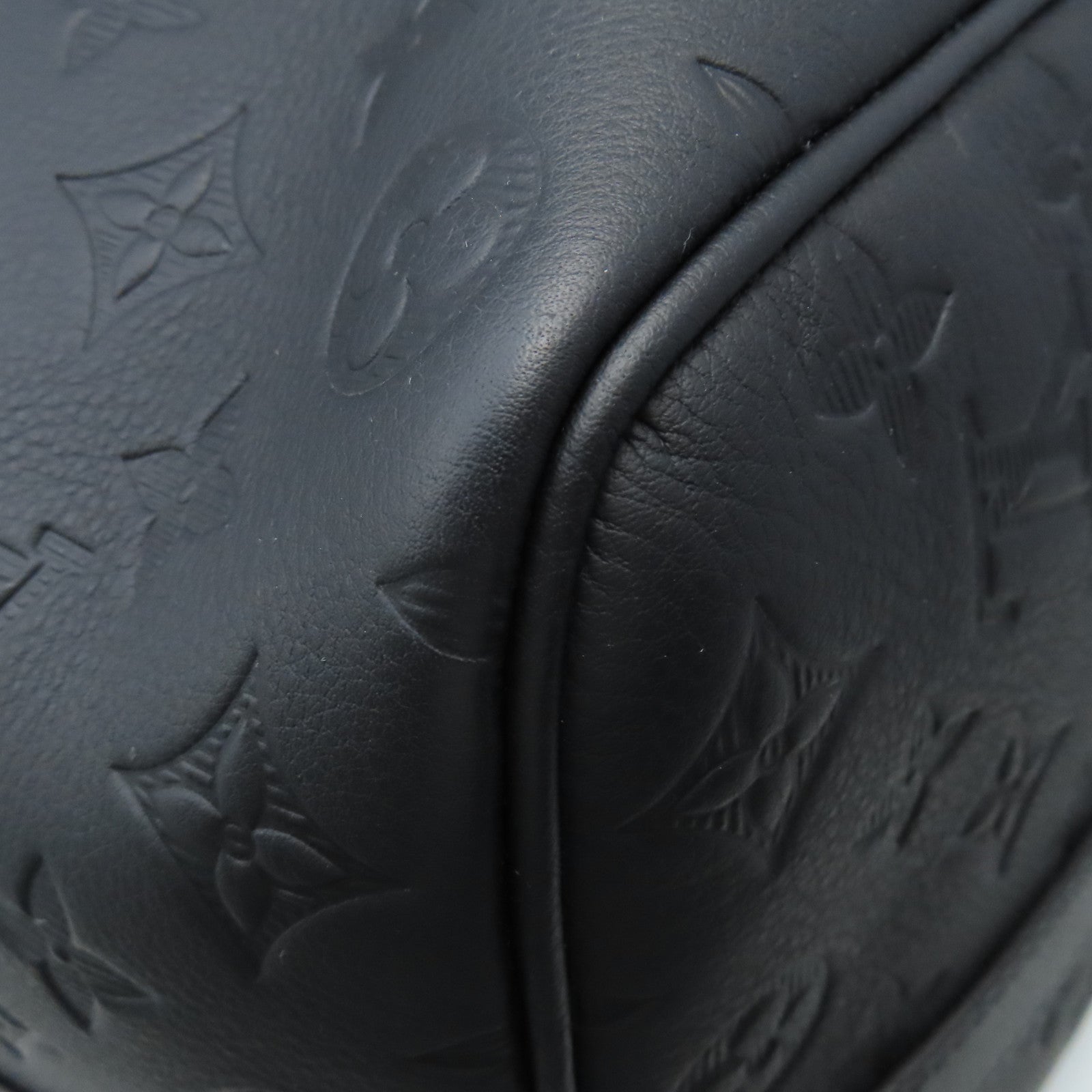LOUIS VUITTON Monogram Shadow Keepall 50 Bandoulie Boston Bag旅行包黑色