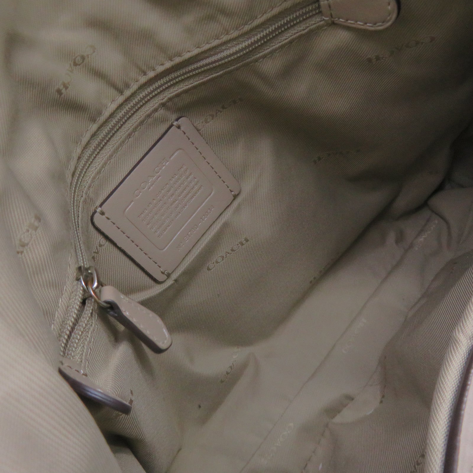 COACH 牛皮皮革Shoulder Bag肩背袋灰色