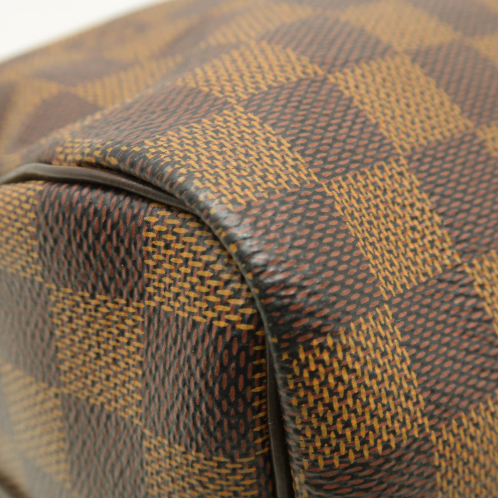 LOUIS VUITTON Damier Speedy 25 Bandoultere金扣手挽肩背兩用袋棕色