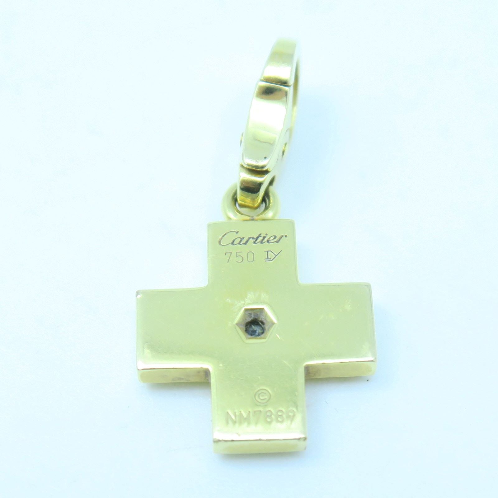 CARTIER 【激減優惠】18K黃金/鑽石Pendant Top吊墜