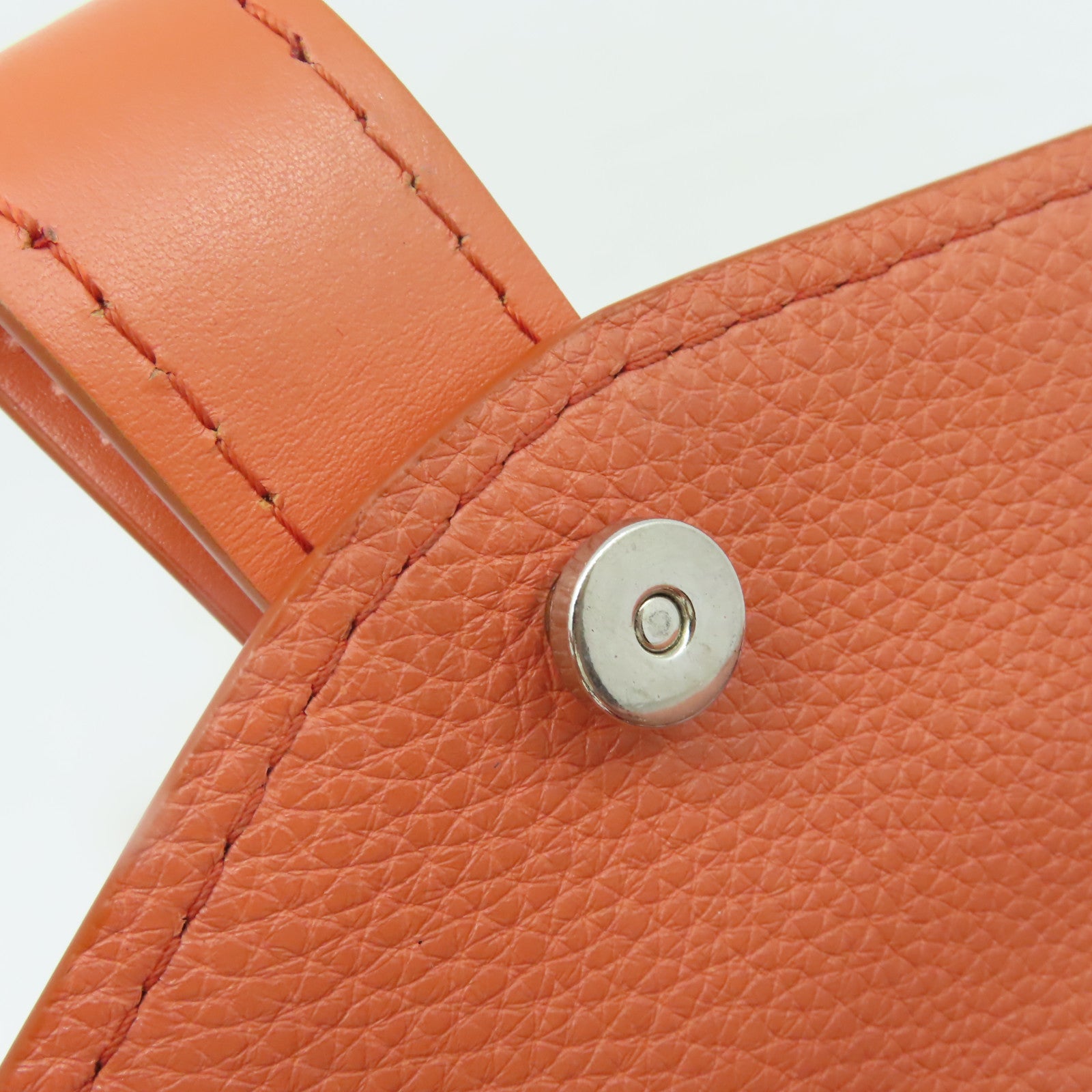 Chloe 牛皮皮革2Way Shoulder Bag手挽肩背兩用袋橙啡色