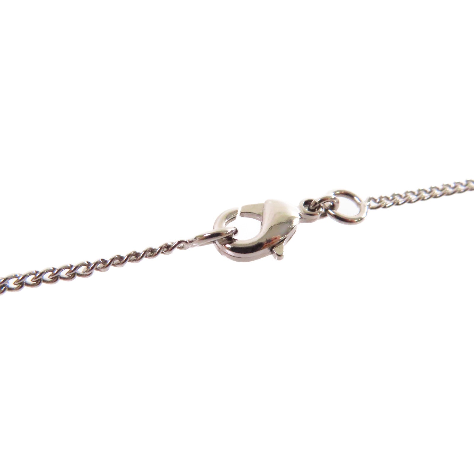 CHANEL 金屬/PVC CC Necklace項鏈銀色/彩色