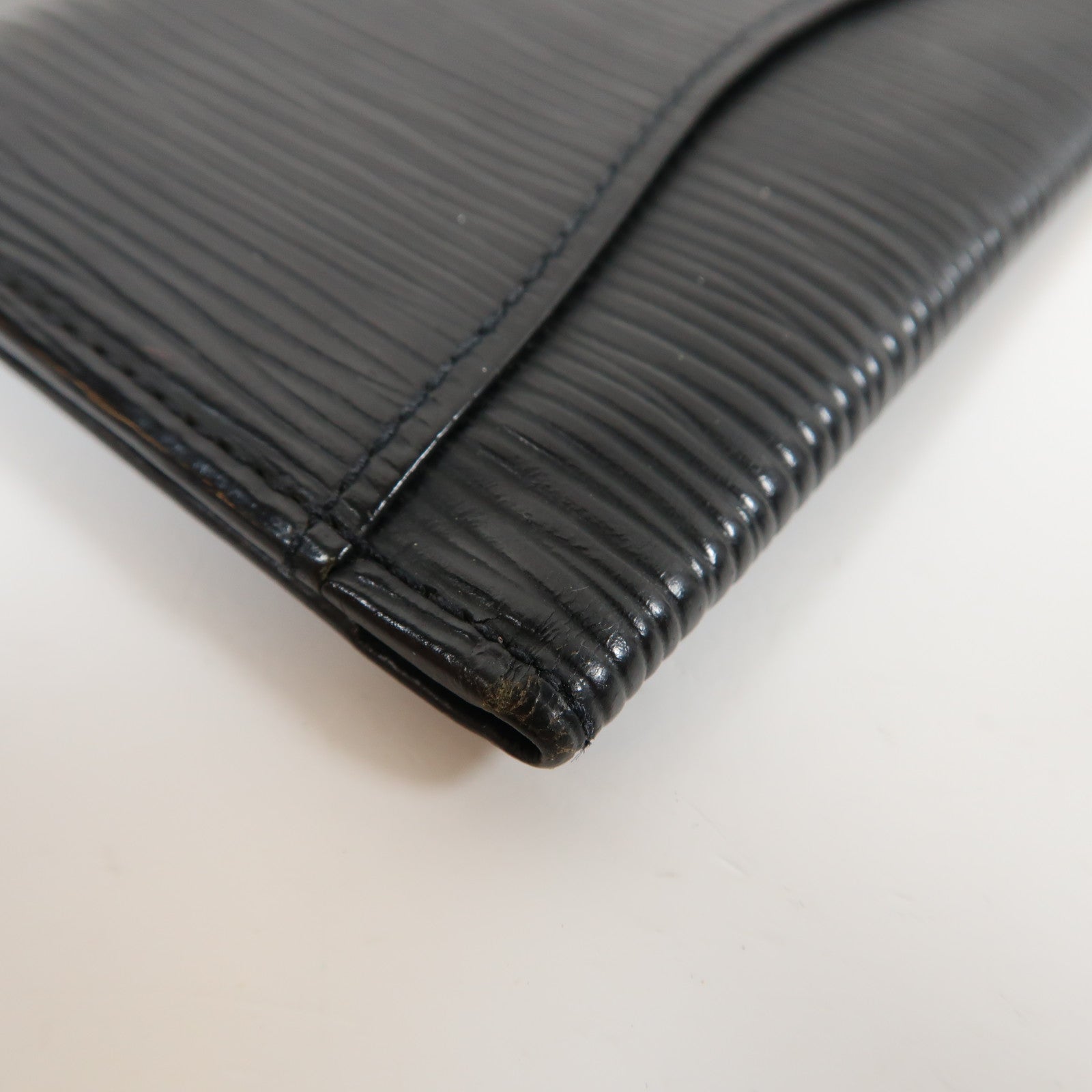 LOUIS VUITTON Epi皮革Card Case卡片套黑色