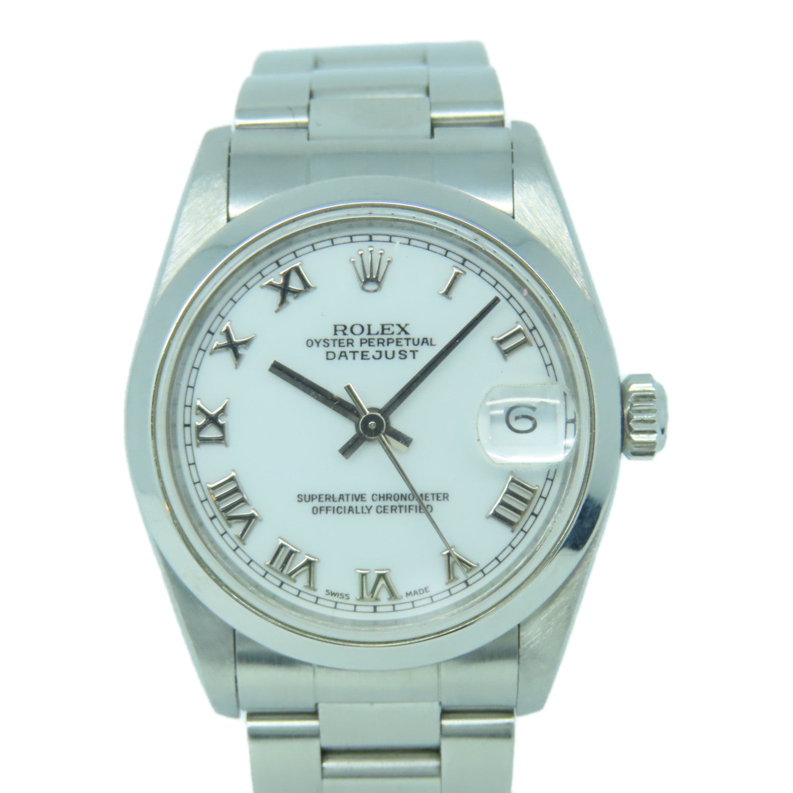 ROLEX Datejust不锈钢手表自动机芯白色