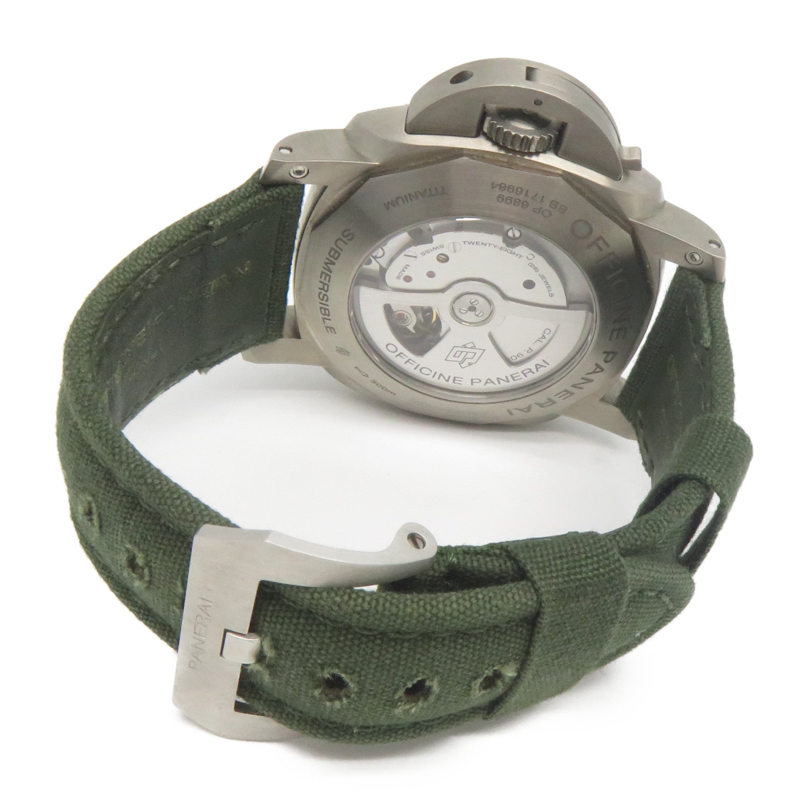 PANERAI Luminor Submersible Titanium手錶自動機芯黑色
