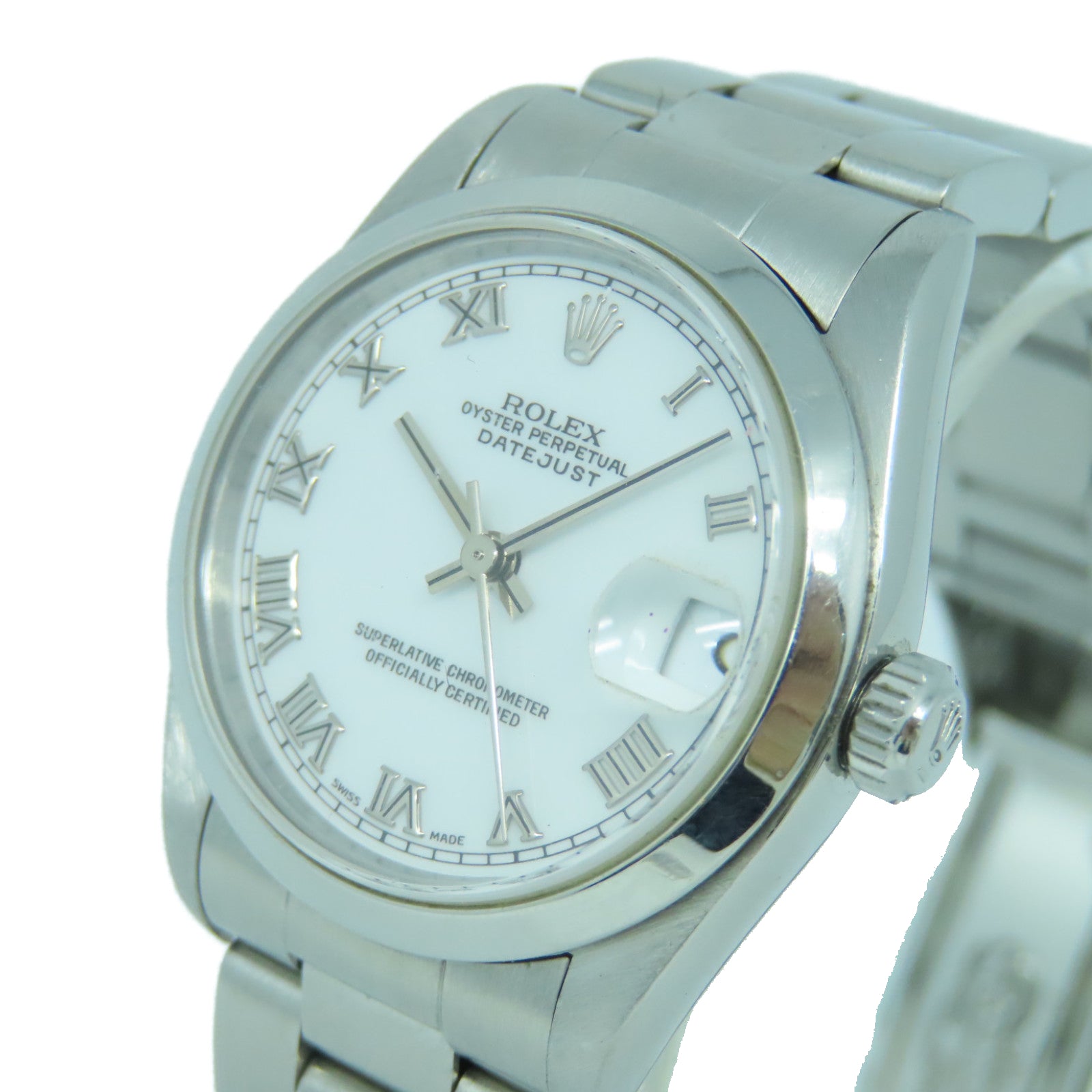 ROLEX Datejust不锈钢手表自动机芯白色