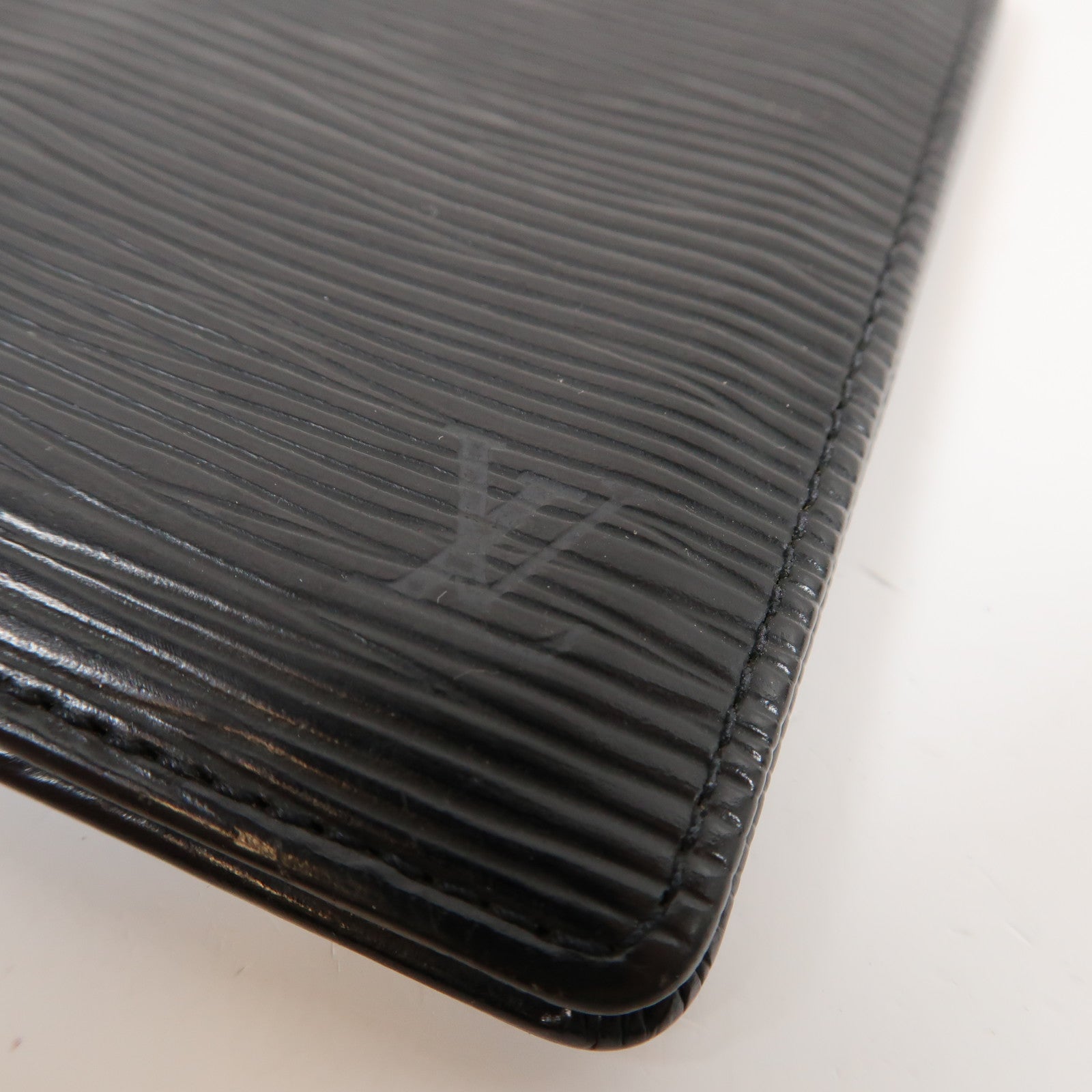 LOUIS VUITTON Epi皮革Card Case卡片套黑色