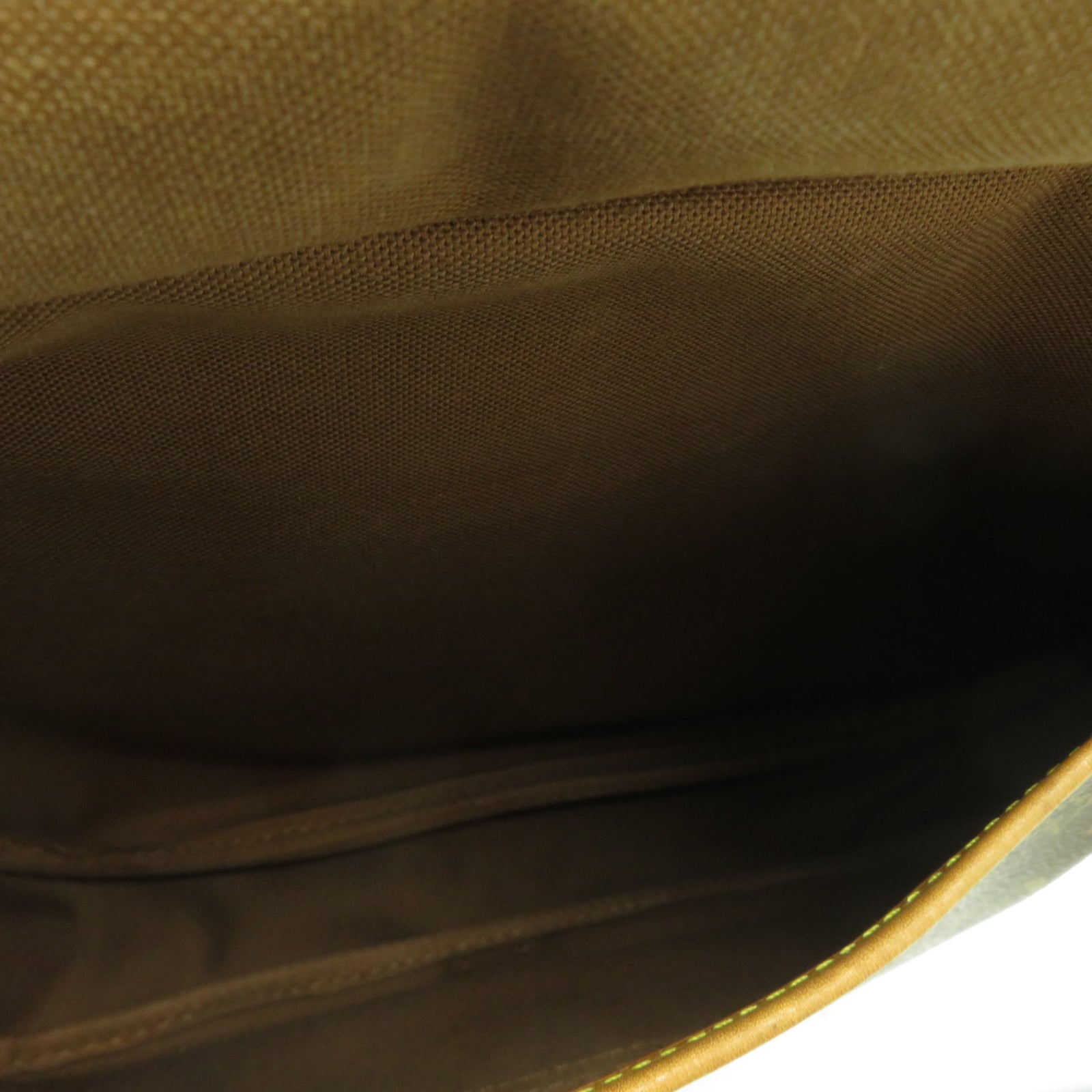 LOUIS VUITTON Monogram Saumur 30金扣肩背袋啡色