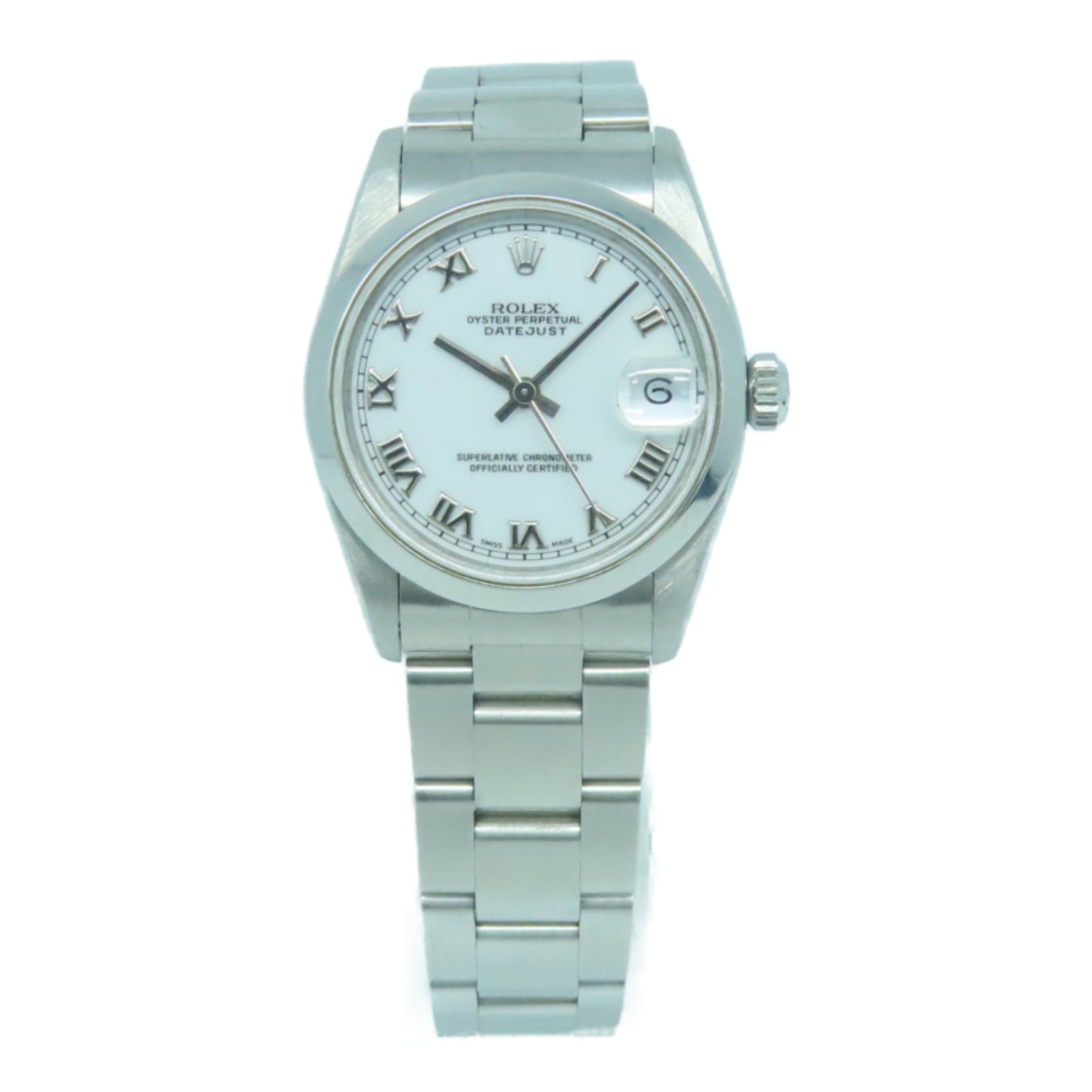 ROLEX Datejust不锈钢手表自动机芯白色