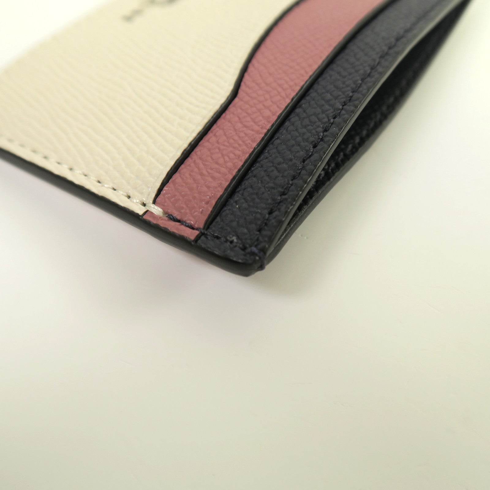 COACH 牛皮皮革Card Case卡片套白色/粉紅色/藍色