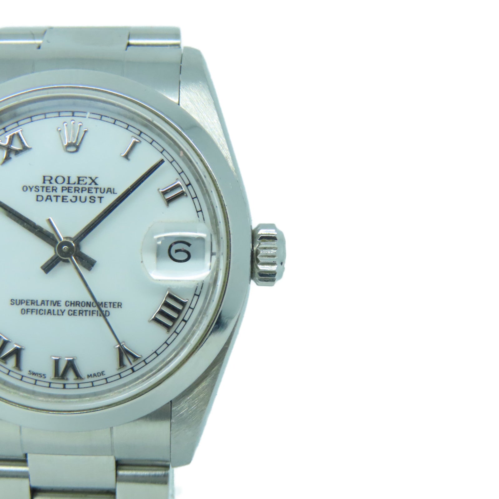 ROLEX Datejust不锈钢手表自动机芯白色