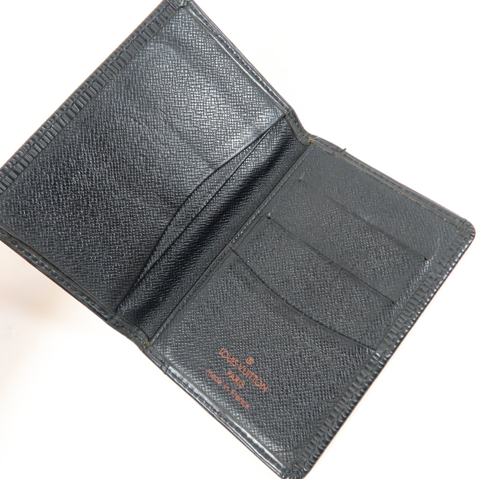 LOUIS VUITTON Epi皮革Card Case卡片套黑色
