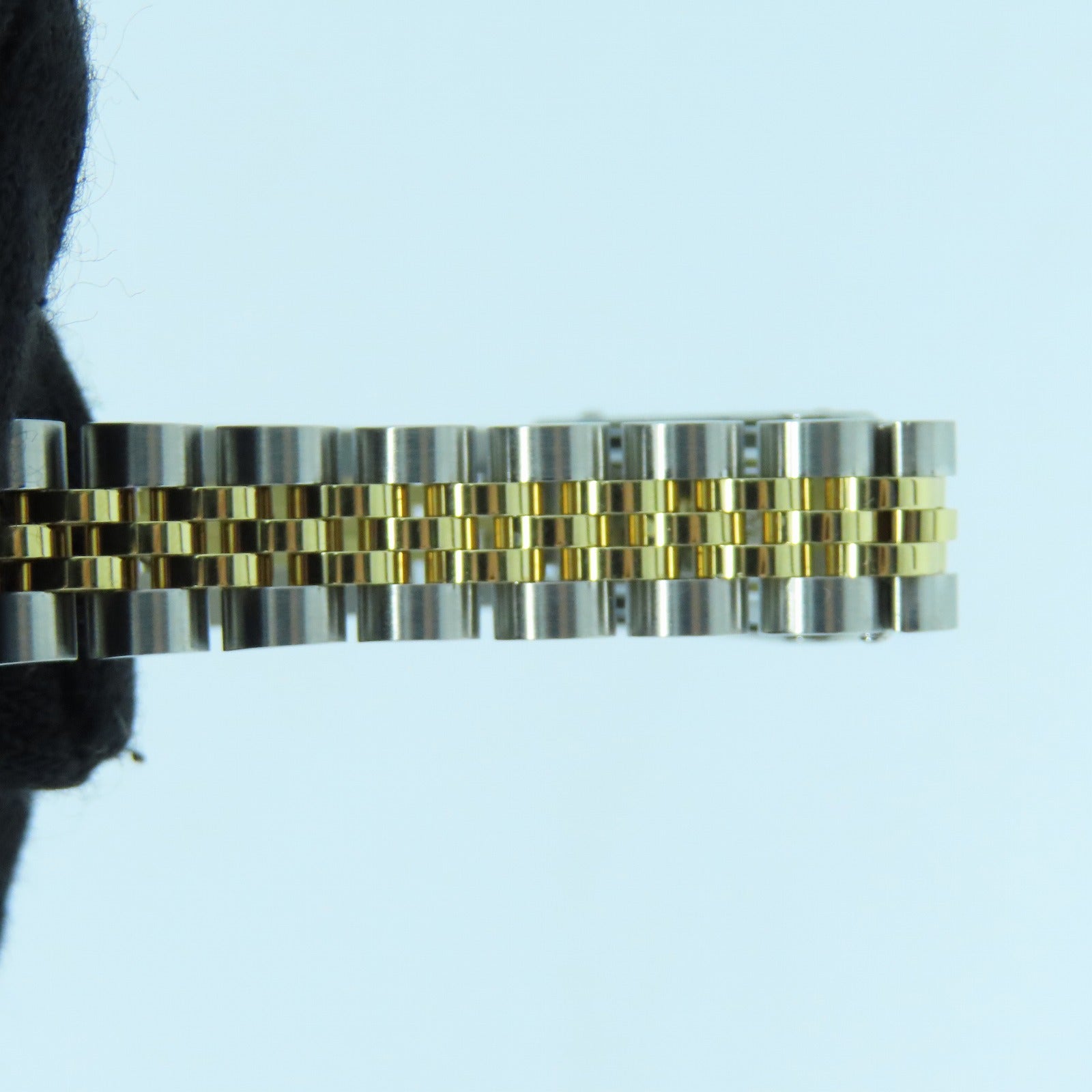 ROLEX Datejust 18K Yellow Gold/Stainless Steel Watch Automatic Movement White