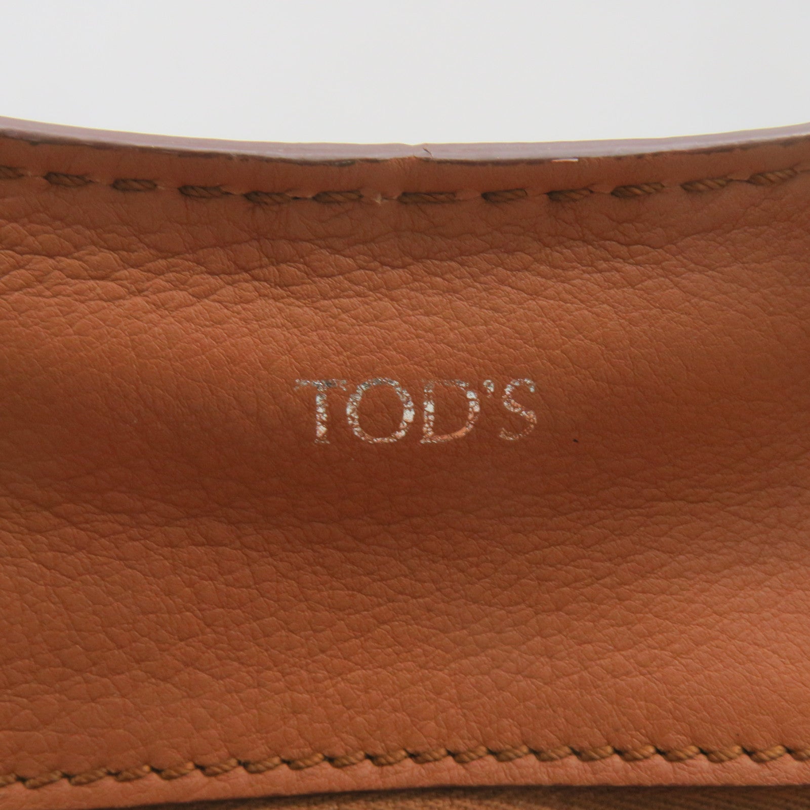 TOD’S 【激減優惠】牛皮皮革2Way Shoulder Bag手挽肩背兩用袋啡色