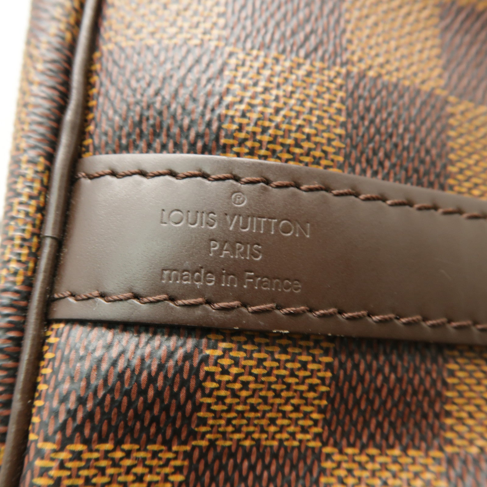 LOUIS VUITTON Damier Speedy 25 Bandoultere金扣手挽肩背兩用袋棕色