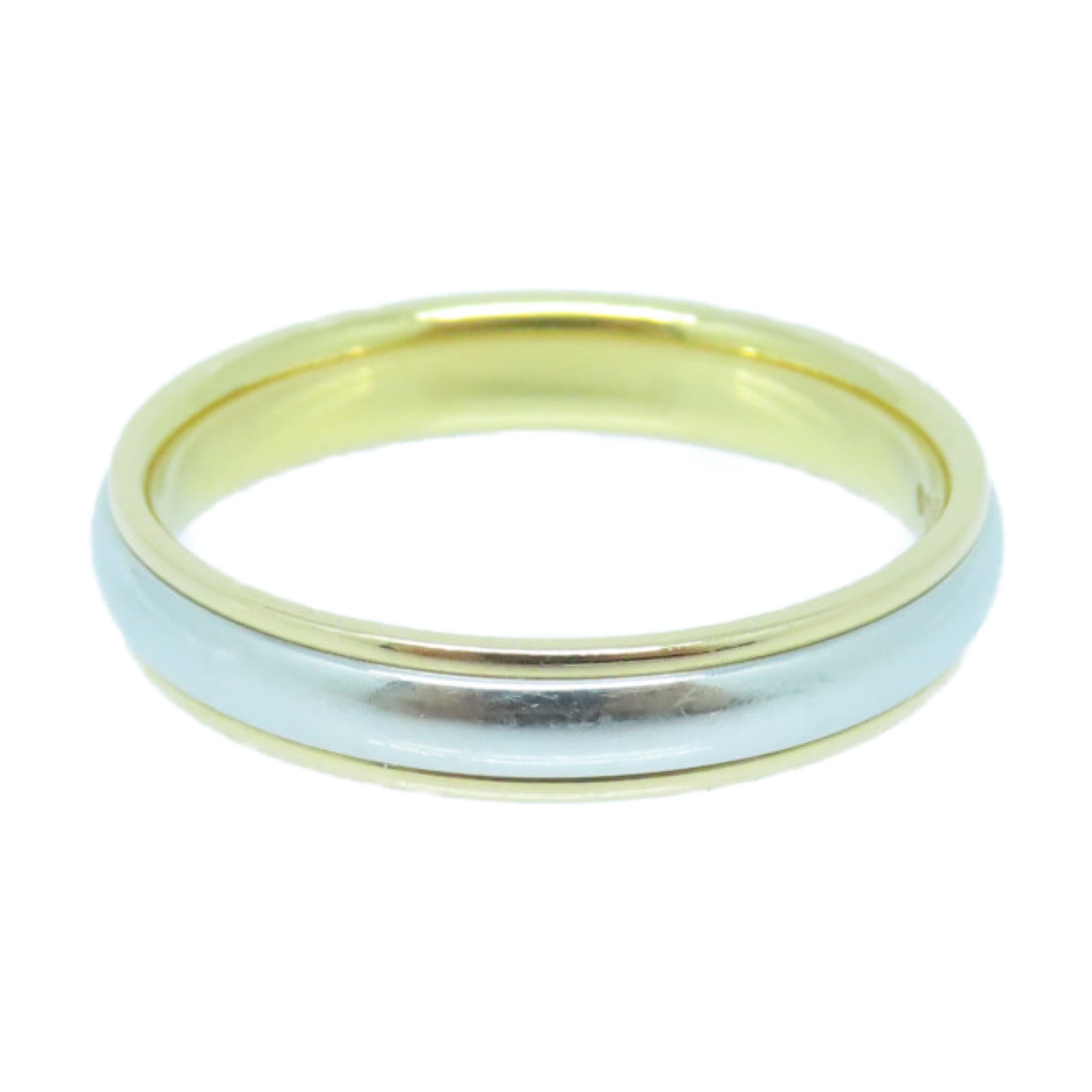 TIFFANY＆CO 950PT鉑金/18K黄金Ring戒指US#9.5