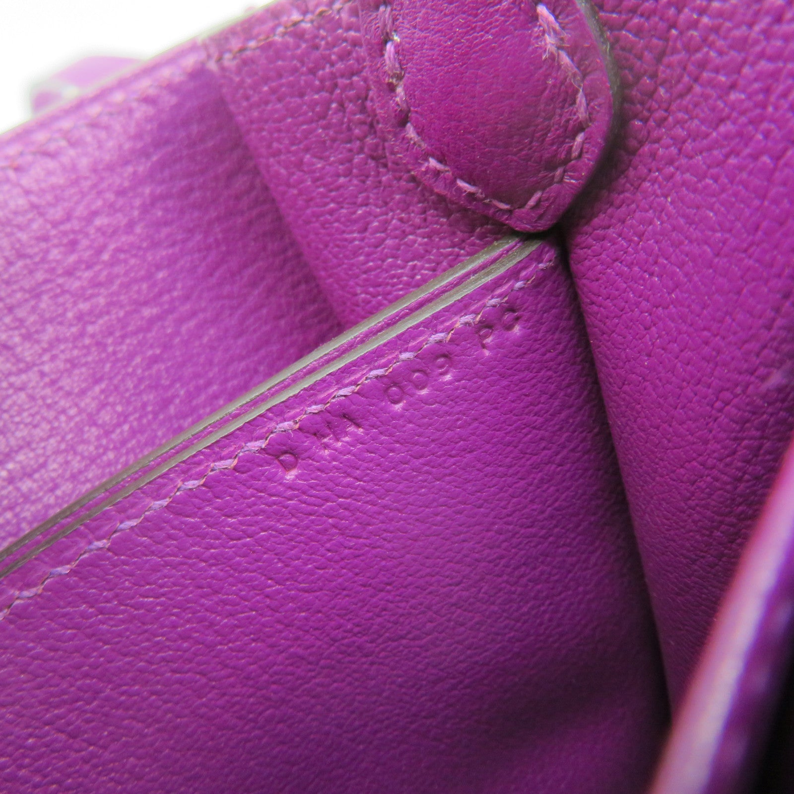 HERMES Ecercolor皮革Mini Roulis Shoulder Bag金扣肩背袋紫色