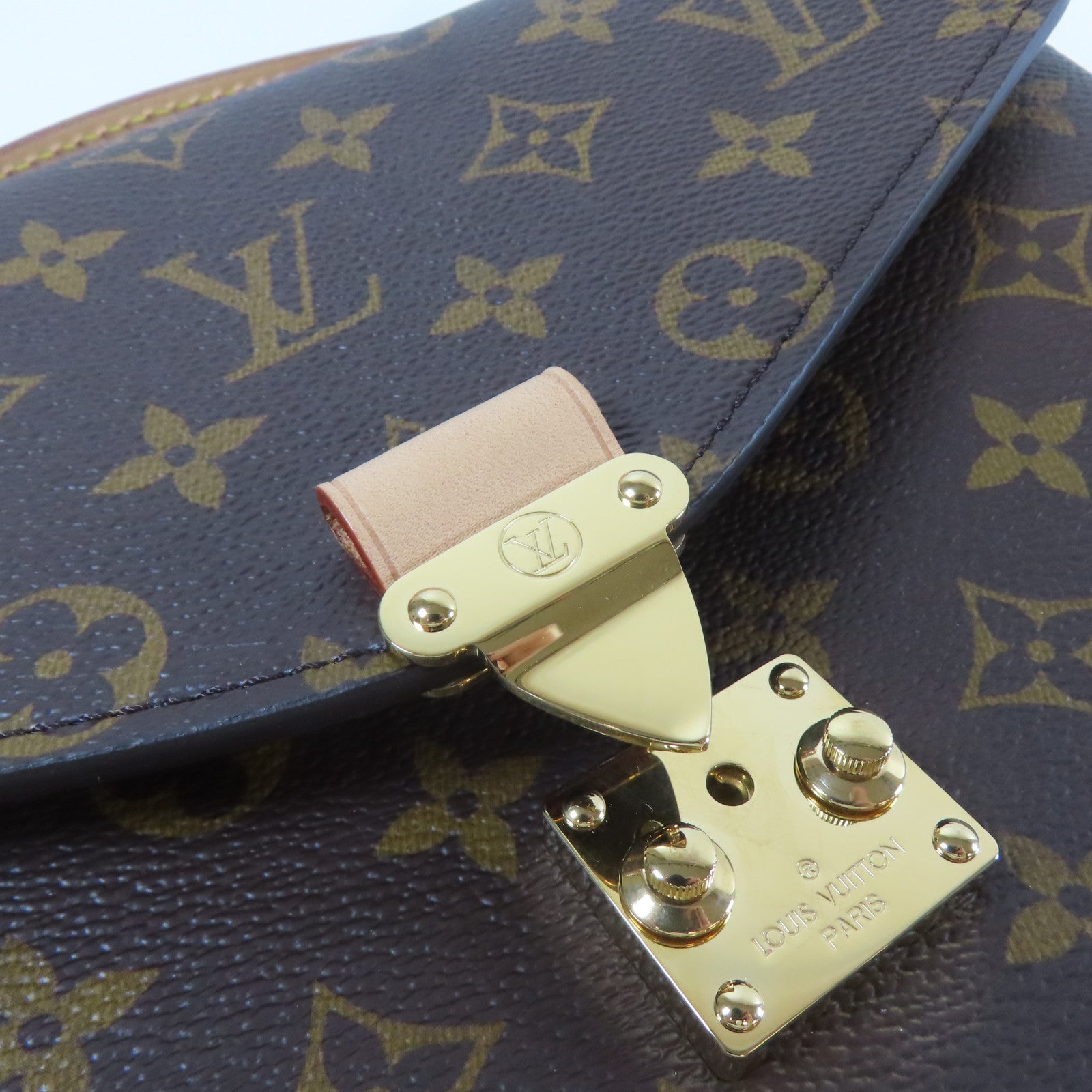LOUIS VUITTON Monogram Pochette Metis金扣手挽肩背兩用袋啡色