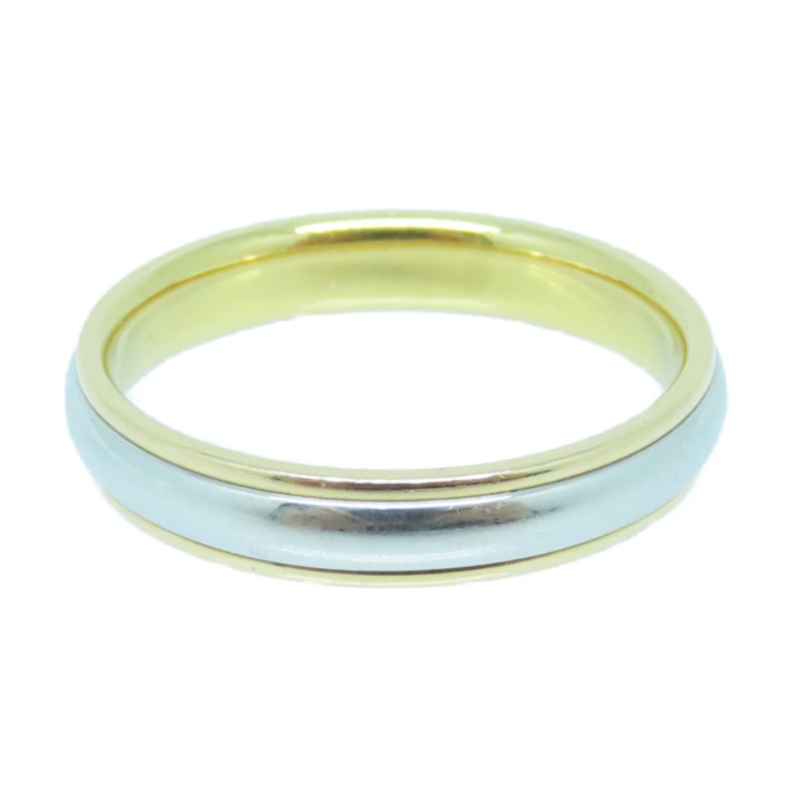 TIFFANY＆CO 950PT鉑金/18K黄金Ring戒指US#9.5