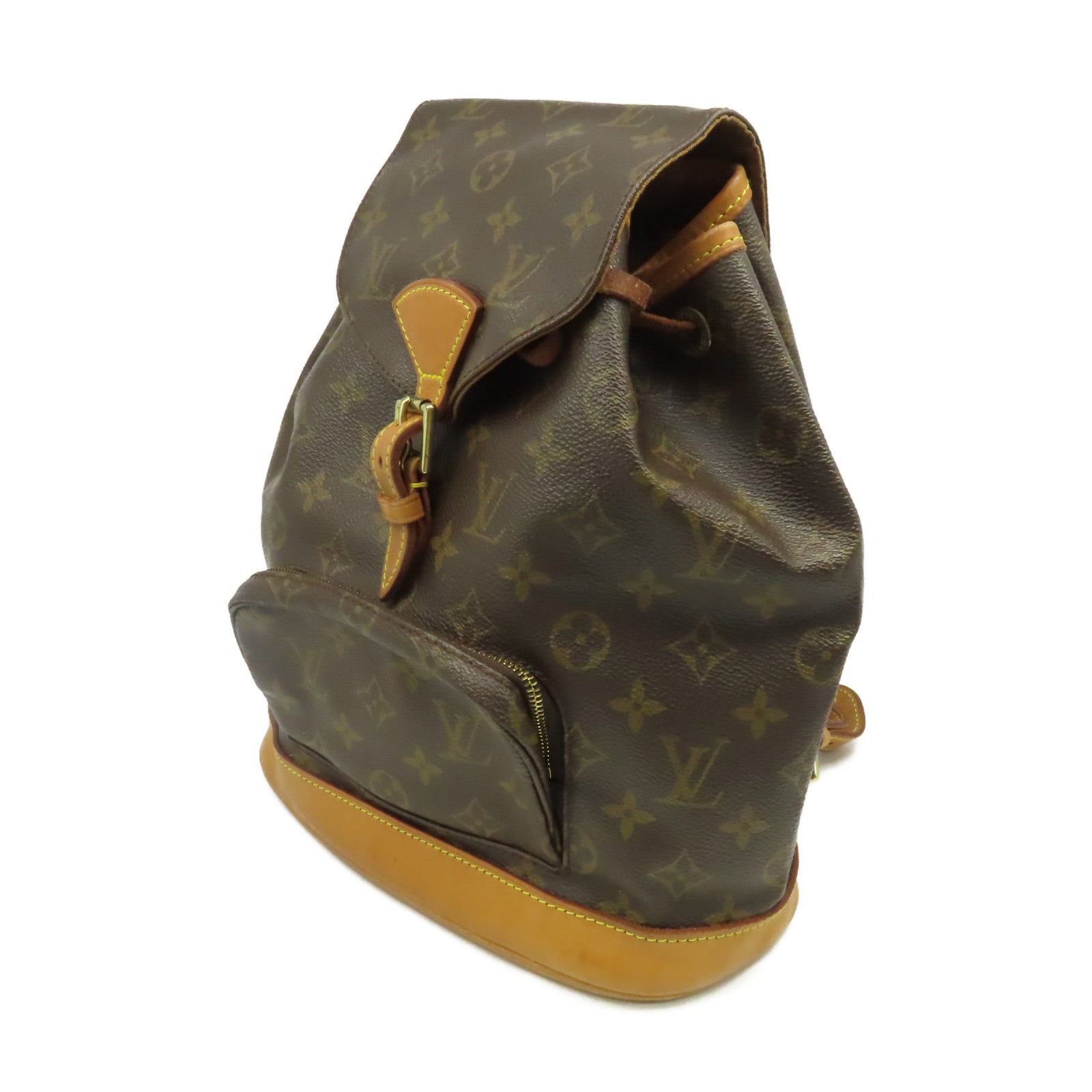 LOUIS VUITTON Monogram Montsouris MM Backpack肩背袋啡色