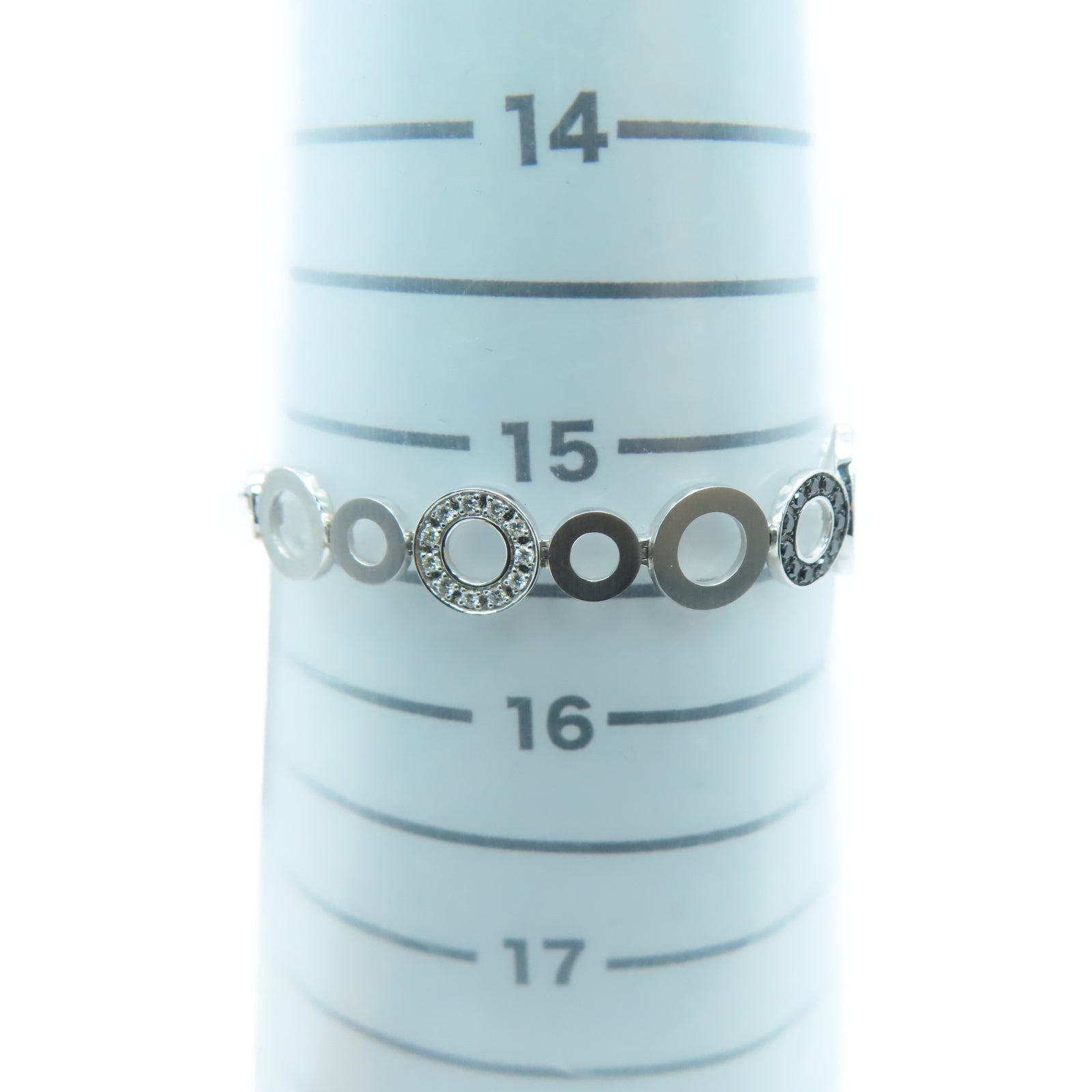 JEWELRY 18K白金Diamond Bracelet 0.36/0.27ct钻石手环