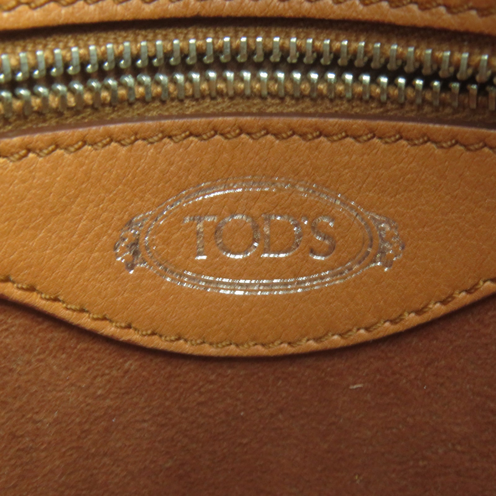 TOD’S 【激減優惠】牛皮皮革2Way Shoulder Bag手挽肩背兩用袋啡色