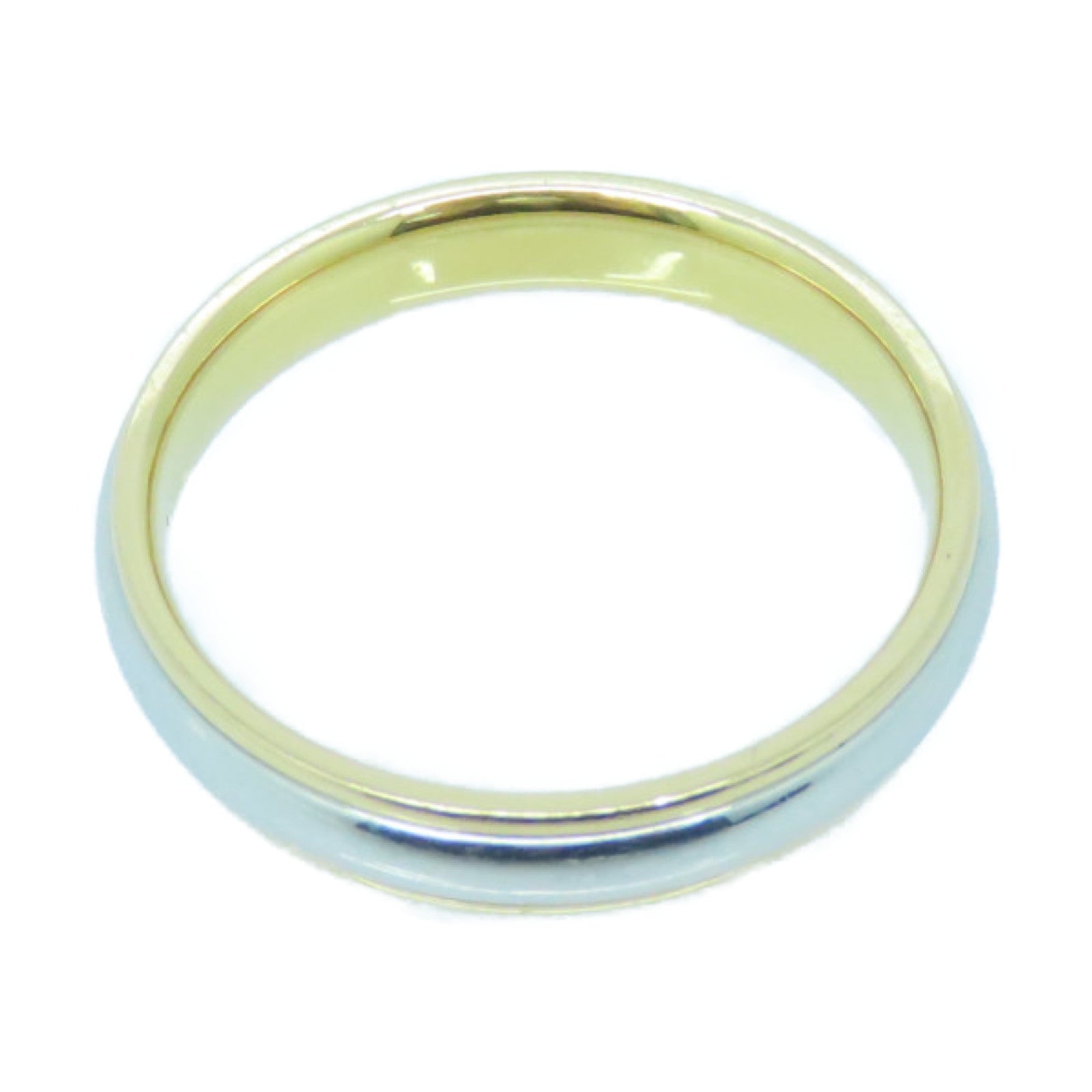 TIFFANY＆CO 950PT鉑金/18K黄金Ring戒指US#9.5