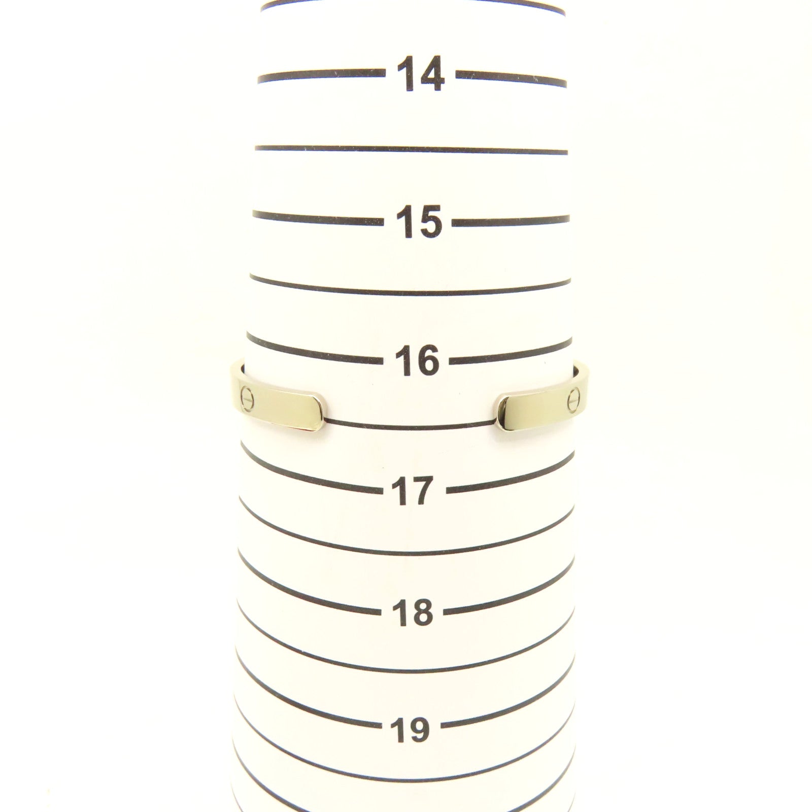 CARTIER 18K白金Love Bracelet手鐲#18