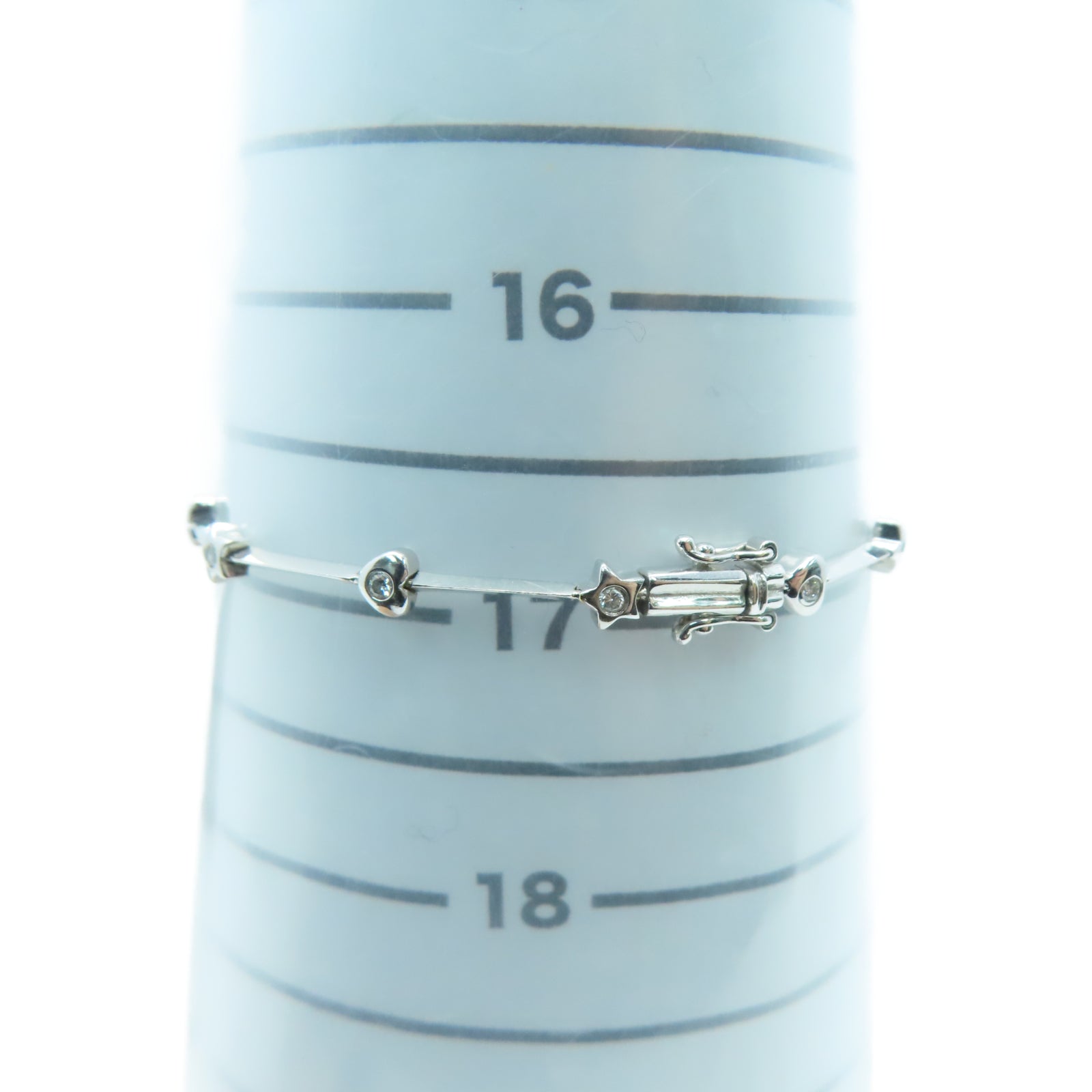JEWELRY 18K白金Diamond Bracelet鑽石手環