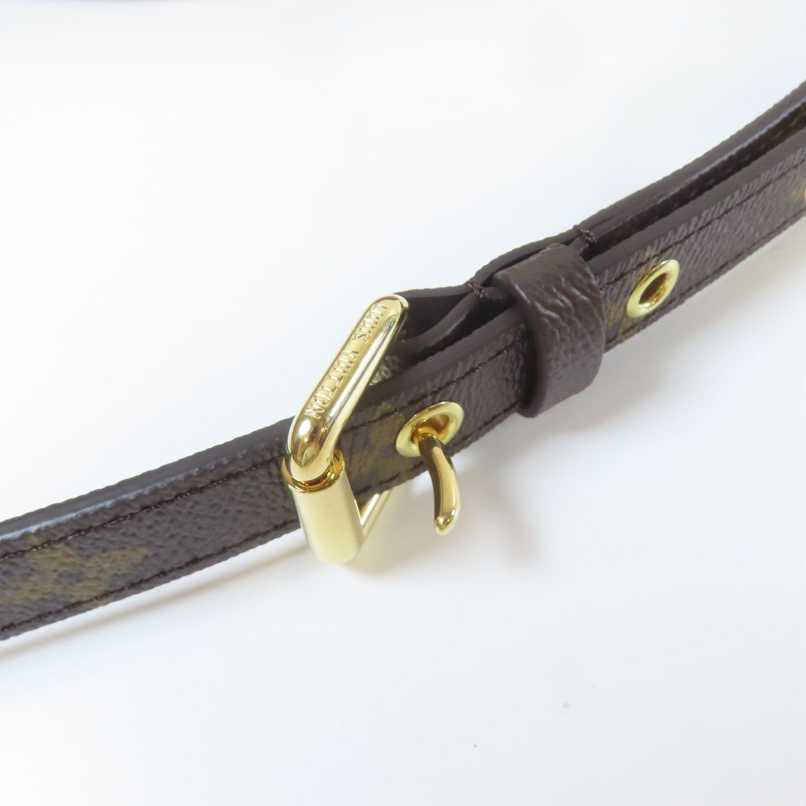 LOUIS VUITTON Monogram Pochette Metis金扣手挽肩背兩用袋啡色
