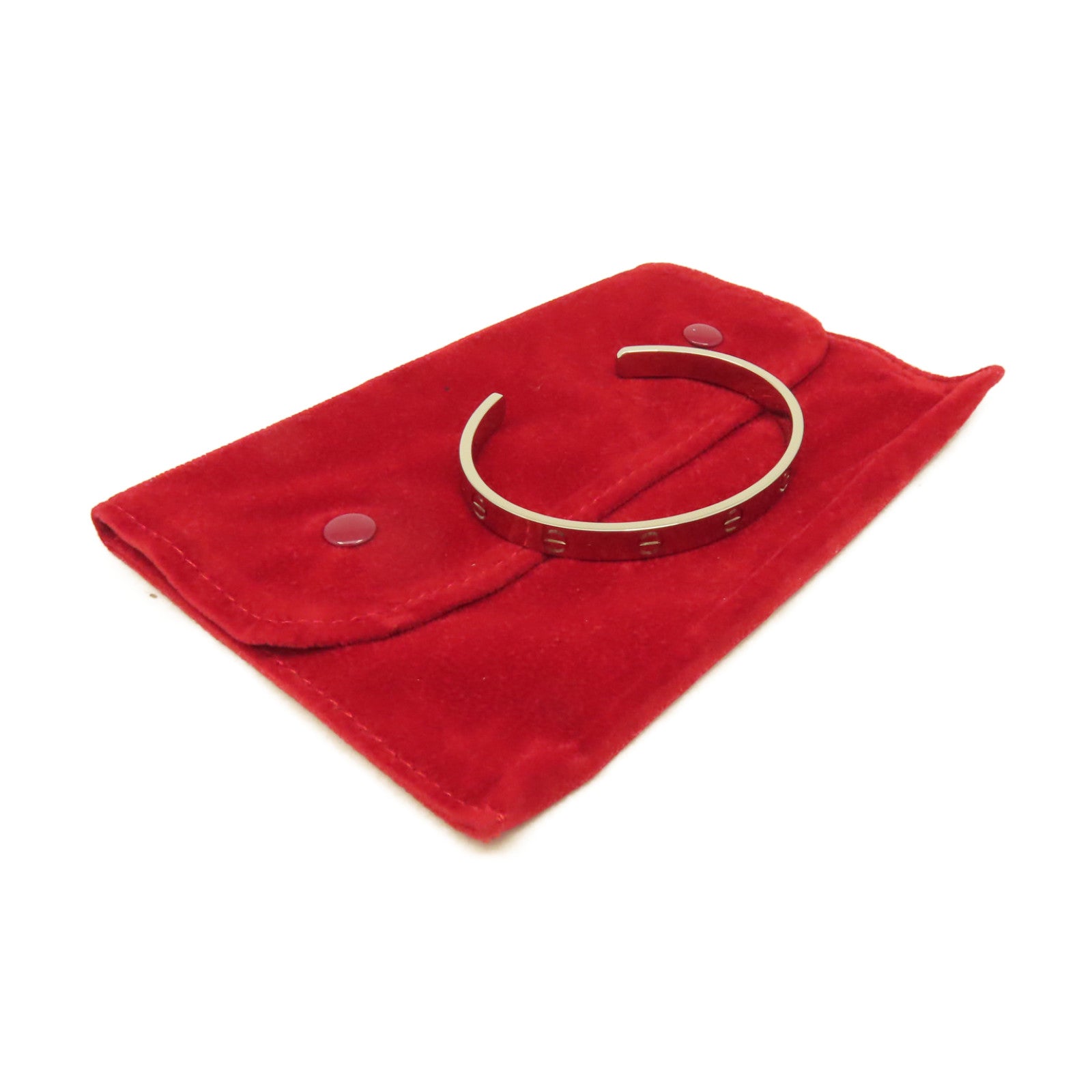 CARTIER 18K白金Love Bracelet手鐲#18