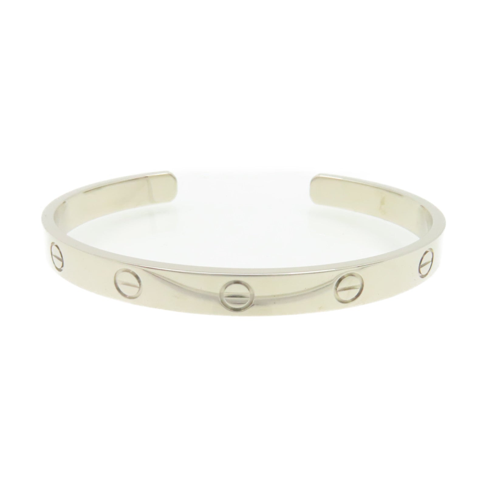 CARTIER 18K白金Love Bracelet手鐲#18