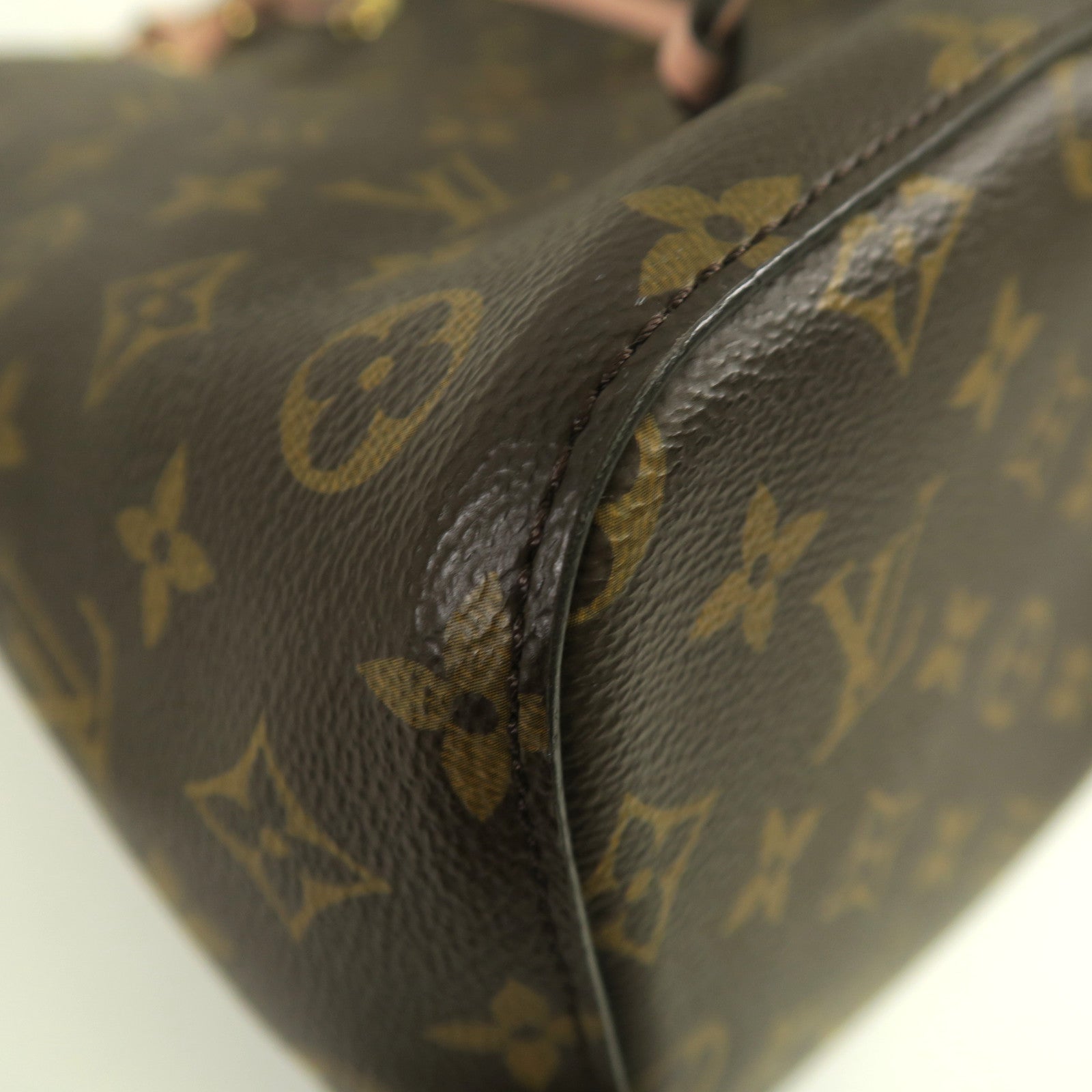 LOUIS VUITTON Monogram Neo Noe MM金扣肩背袋啡色