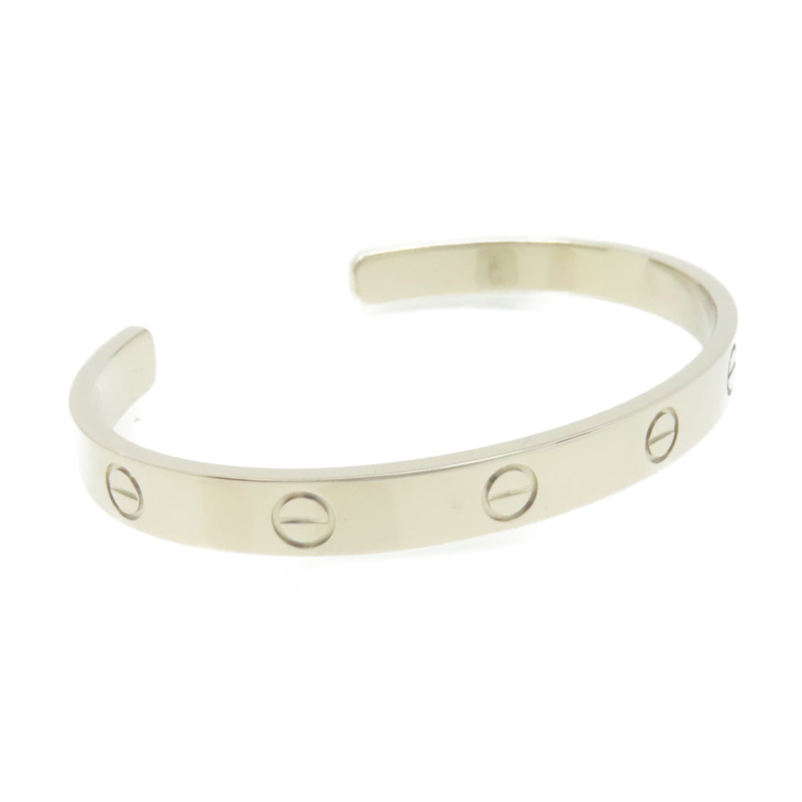 CARTIER 18K白金Love Bracelet手鐲#18
