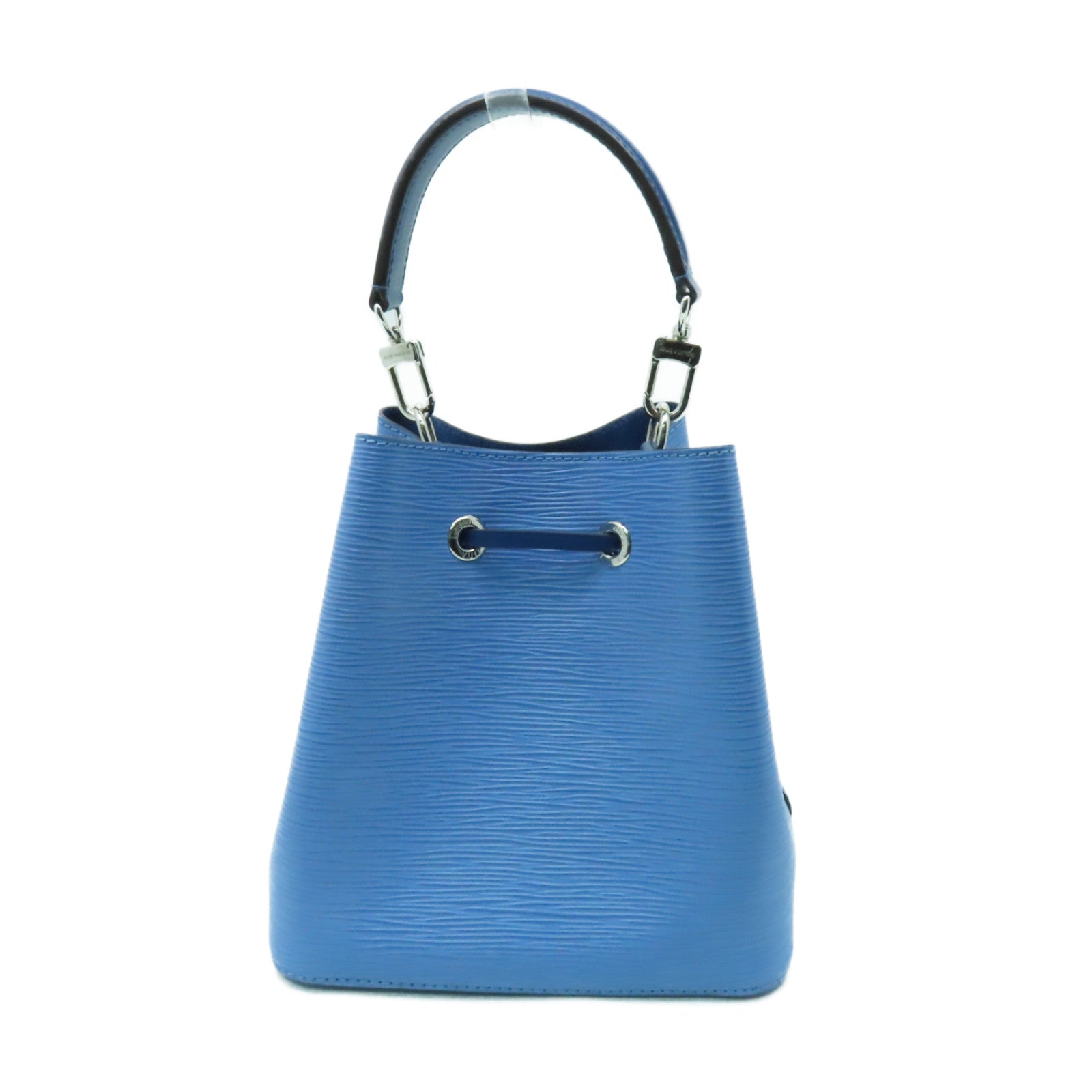 LOUIS VUITTON Epi Neonoe BB銀扣手挽肩背兩用袋淺藍色