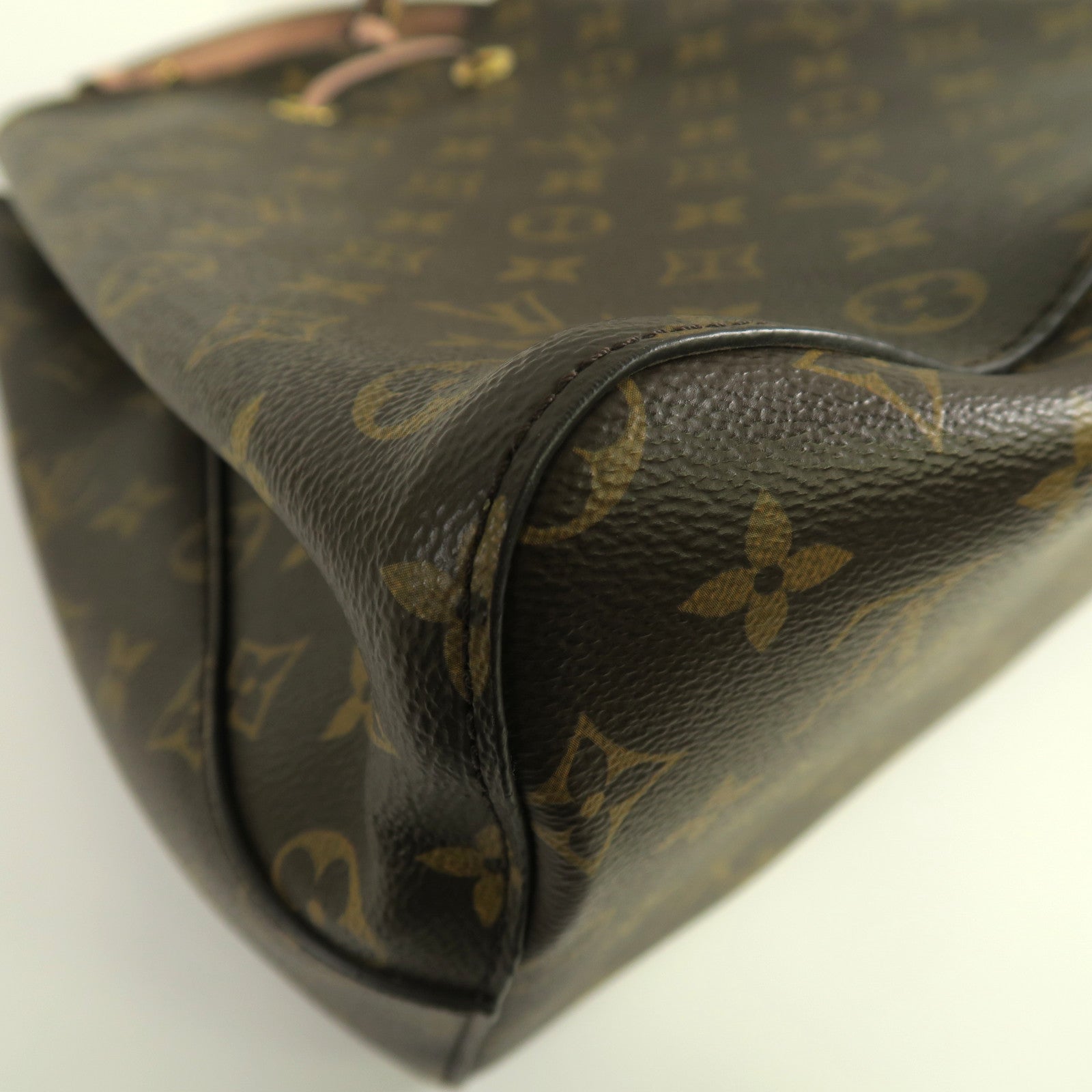 LOUIS VUITTON Monogram Neo Noe MM金扣肩背袋啡色
