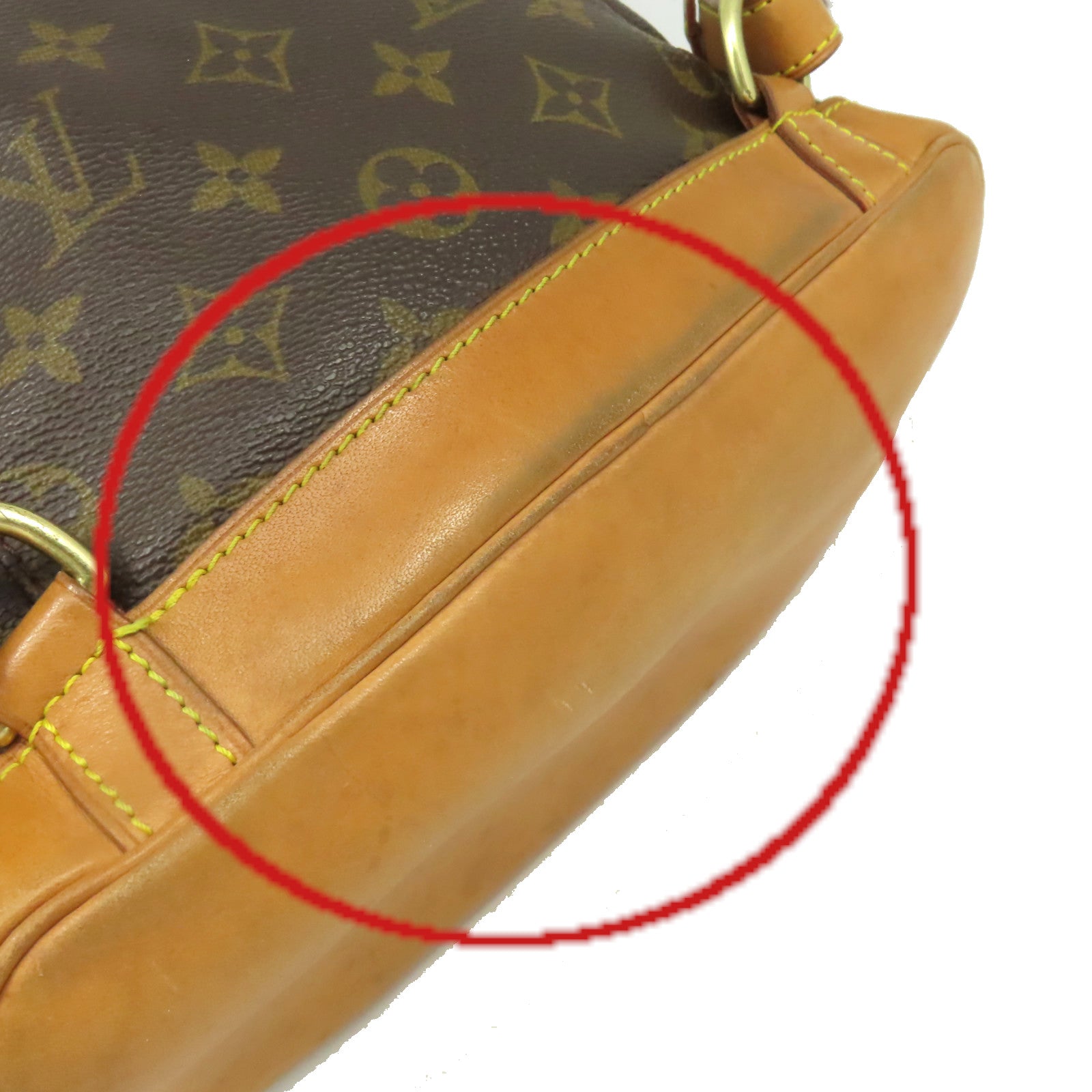 LOUIS VUITTON Monogram Montsouris MM Backpack肩背袋啡色