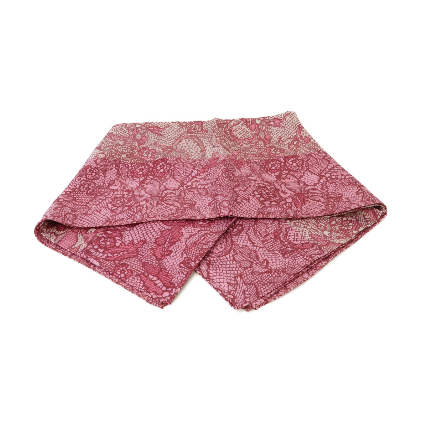 Valentino 絲質Scarf絲巾紅色/粉紅色
