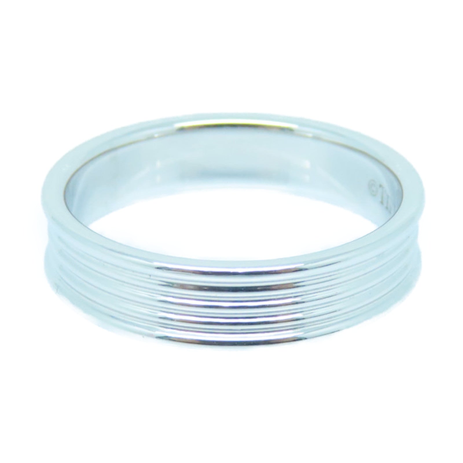 TIFFANY＆CO 950PT鉑金Ring戒指US#8.5