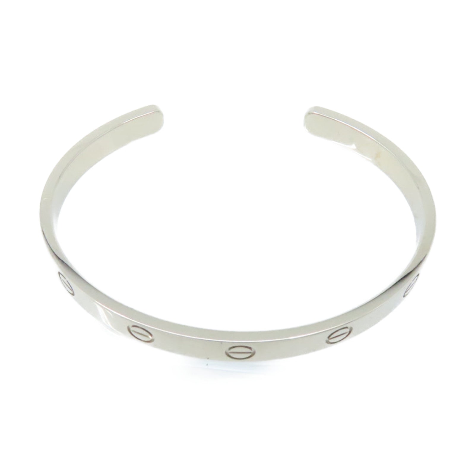 CARTIER 18K白金Love Bracelet手鐲#18
