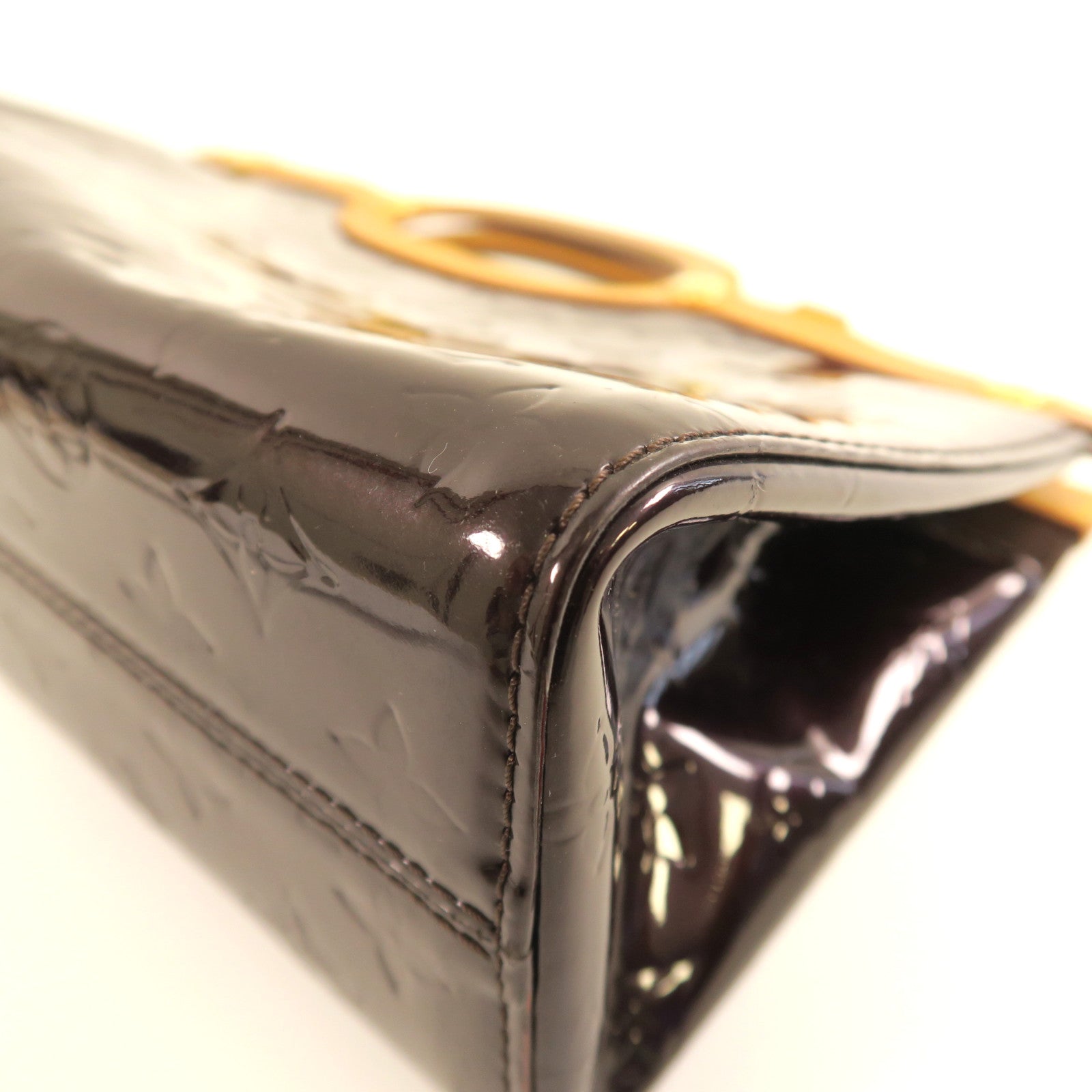 LOUIS VUITTON Monogram Vernis Roxbury Drive金扣手挽肩背兩用袋