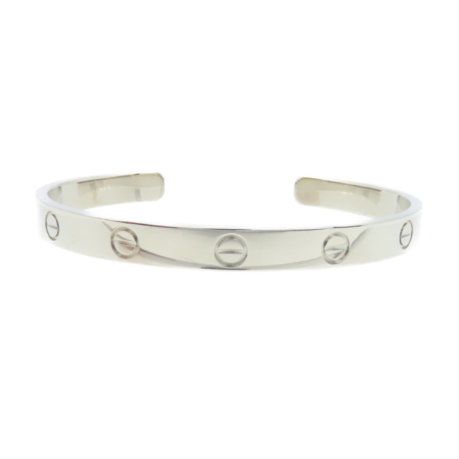 CARTIER 18K白金Love Bracelet手鐲#18